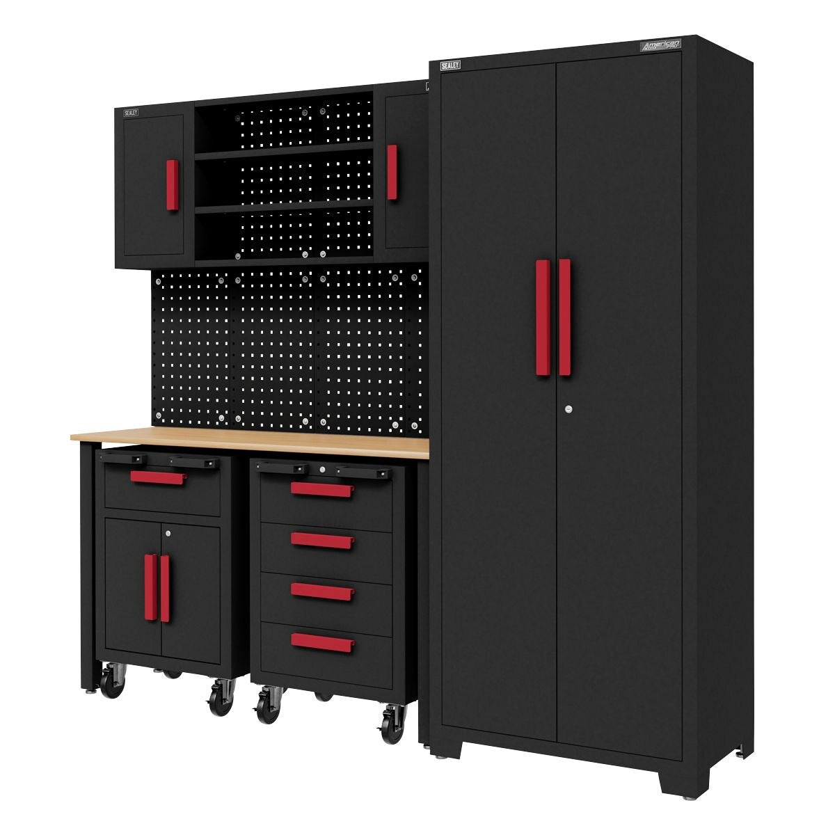 Sealey Complete Garage Storage System with 2 Mobile Trolleys - Image 3