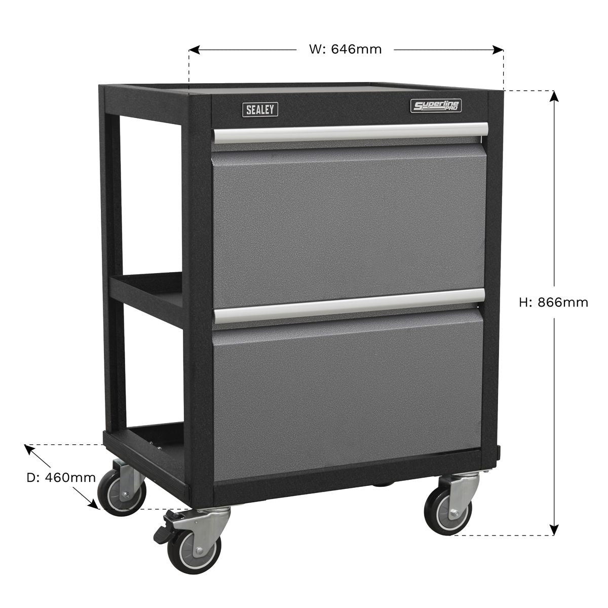Sealey Superline PRO Modular Mobile Workshop Trolley - Image 3