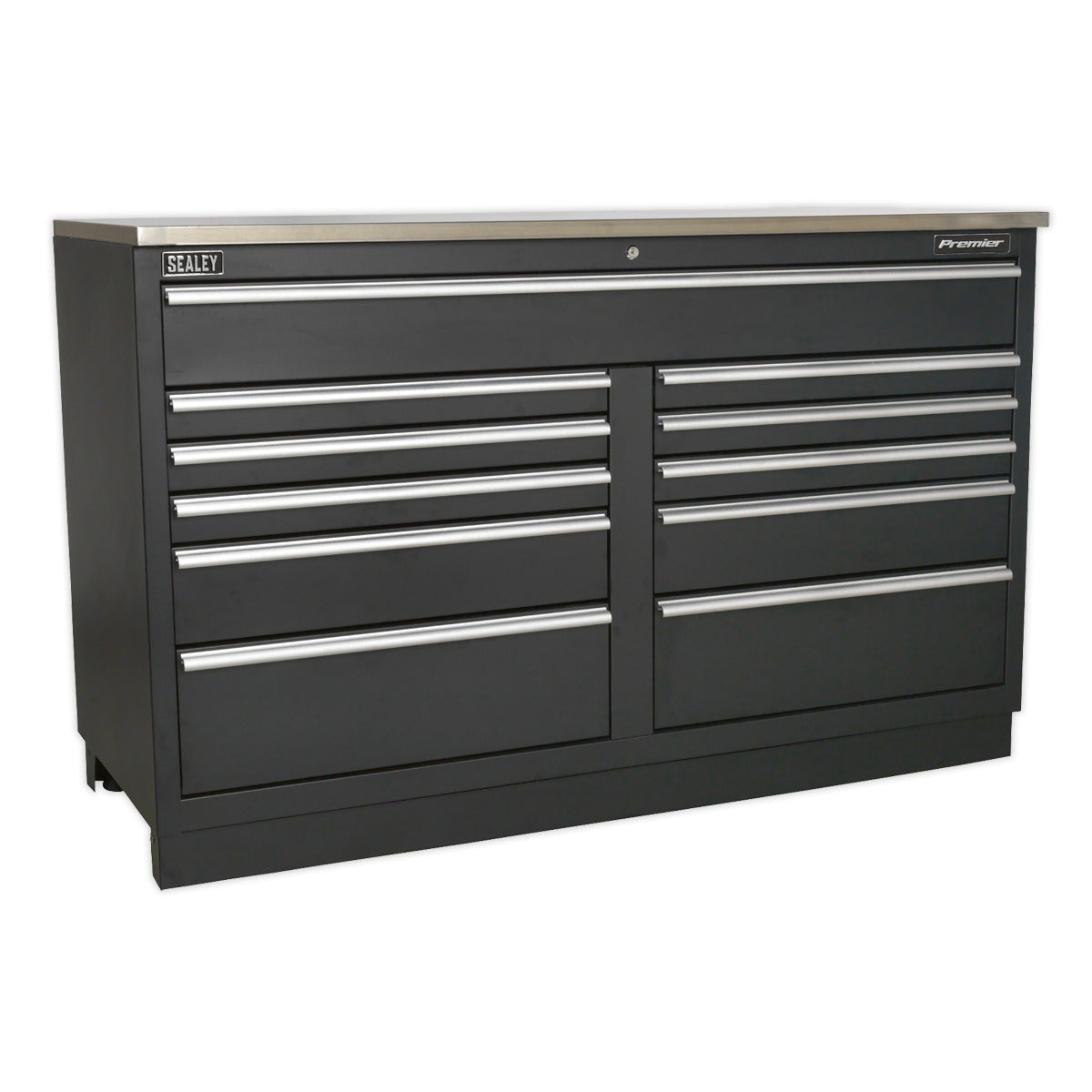 Premier Storage System with Stainless Worktop 2.33m APMSCOMBO4SS