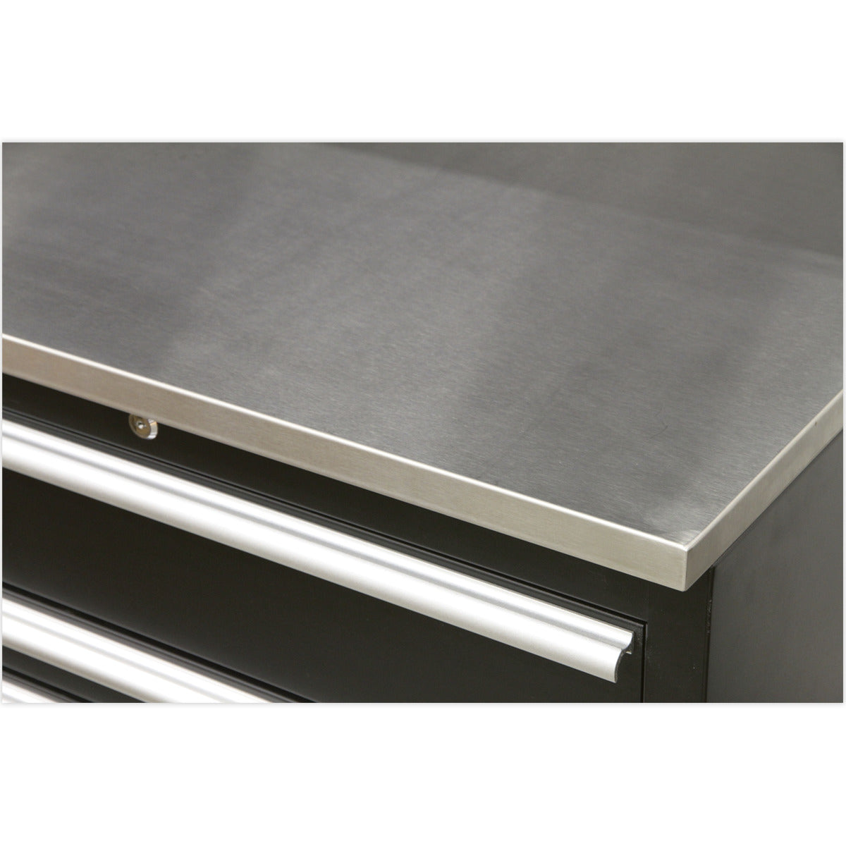 Premier Storage System with Stainless Worktop 3.55m APMSCOMBO7SS