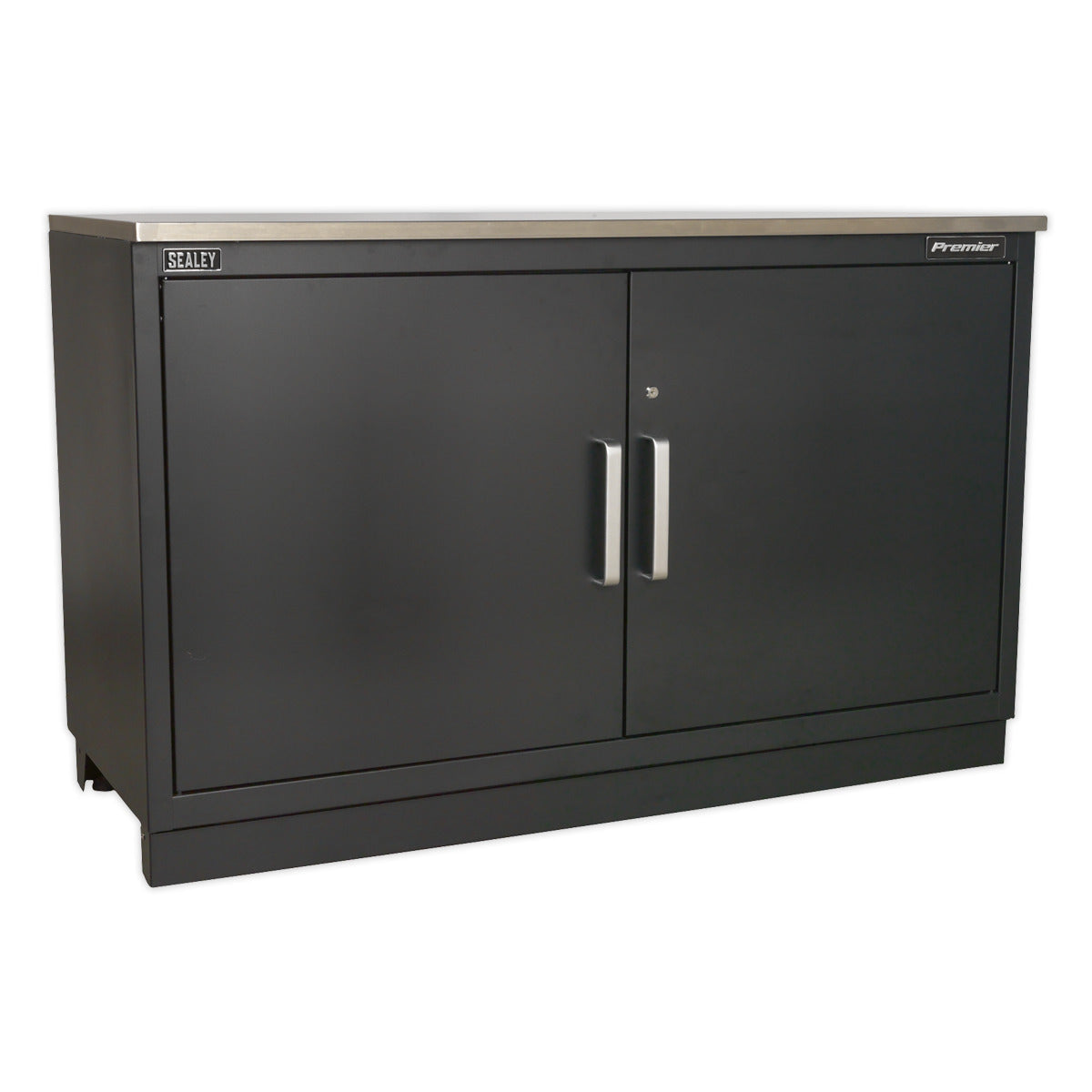 Premier Storage System with Hardwood Worktop 5.58m APMSOAK