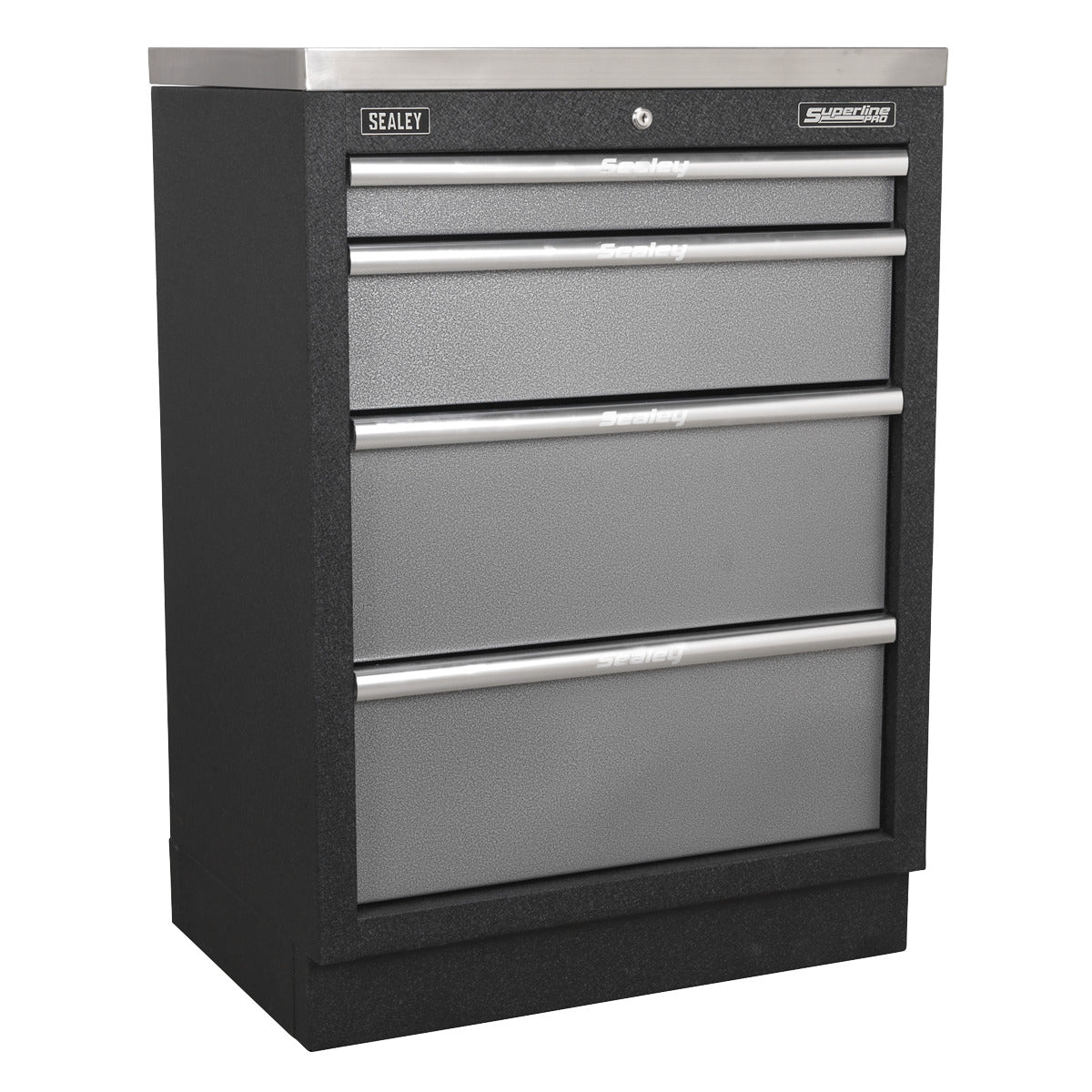 Superline PRO Storage System with Wood Worktop 4.92m APMSSTACK01W