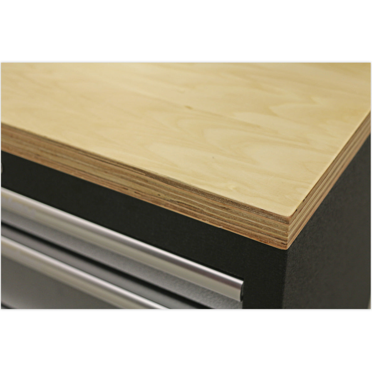 Superline PRO Storage System with Wood Worktop 3.24m APMSSTACK03W