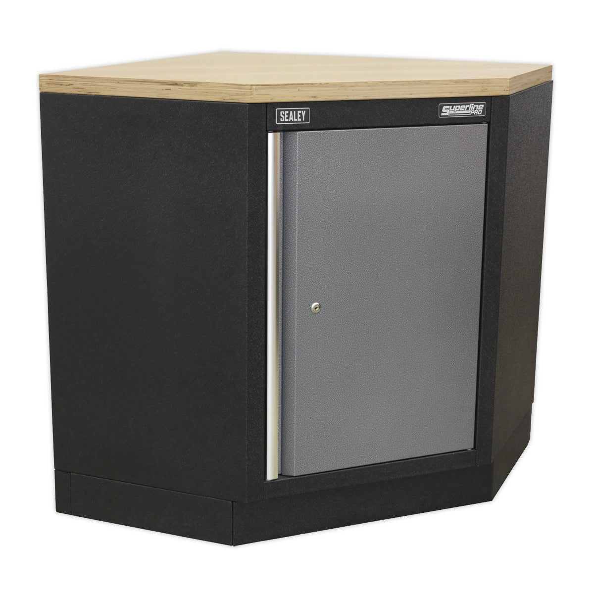 Superline PRO Corner Storage System with Stainless Worktop 1.55m APMSSTACK08SS