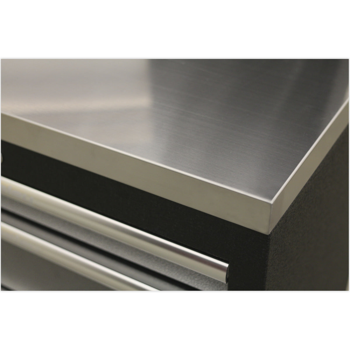Superline PRO Storage System with Stainless Steel Worktop 1.96m APMSSTACK10SS