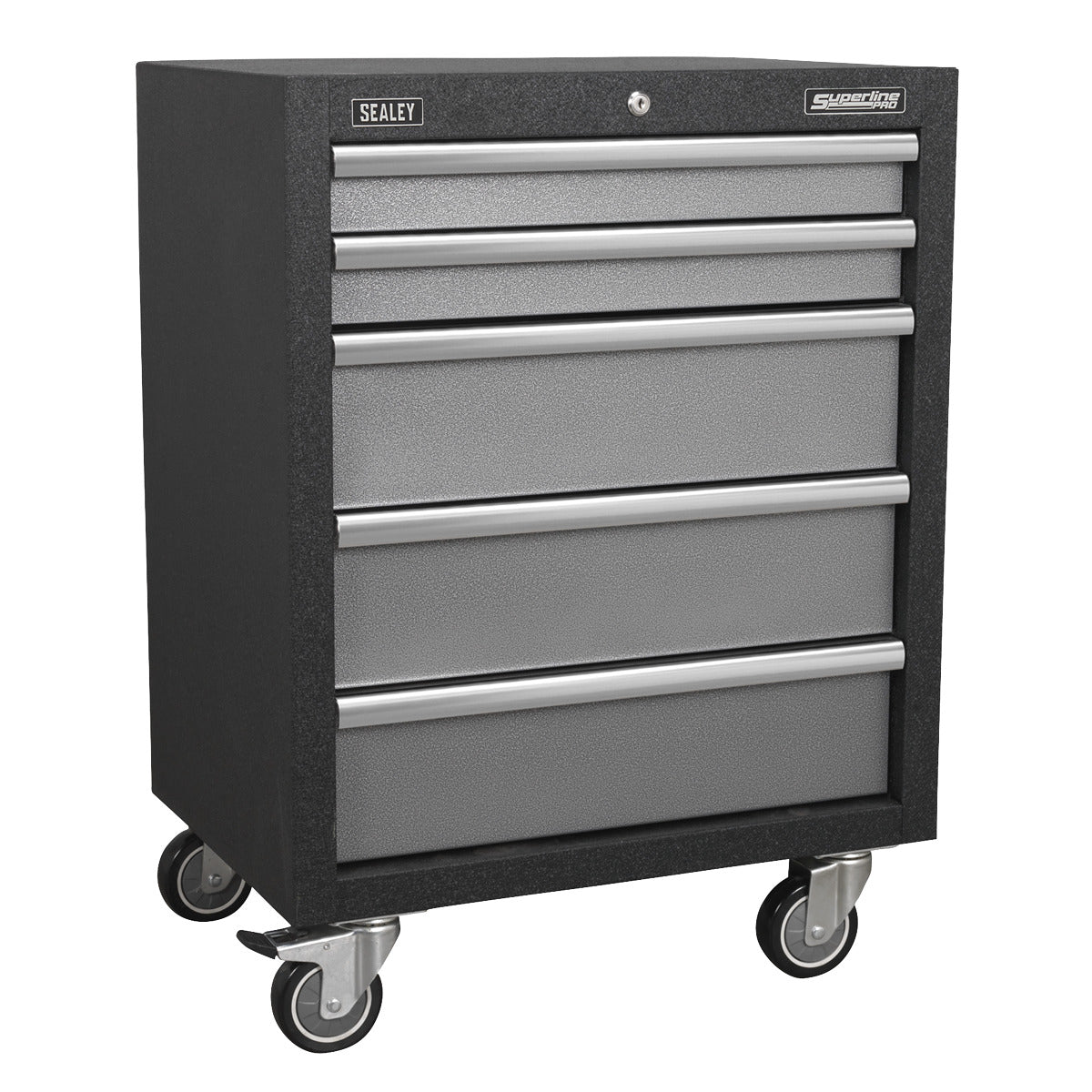 Superline PRO Storage System with Pressed Wood Worktop 4.92m APMSSTACK17W