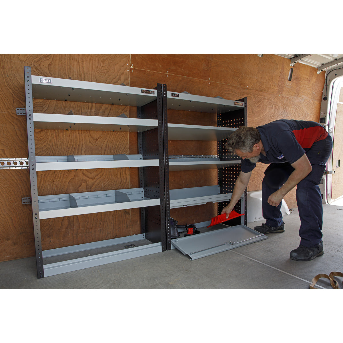 Superline PRO Modular Flat Shelf Van Storage System APMSVCOMBO1