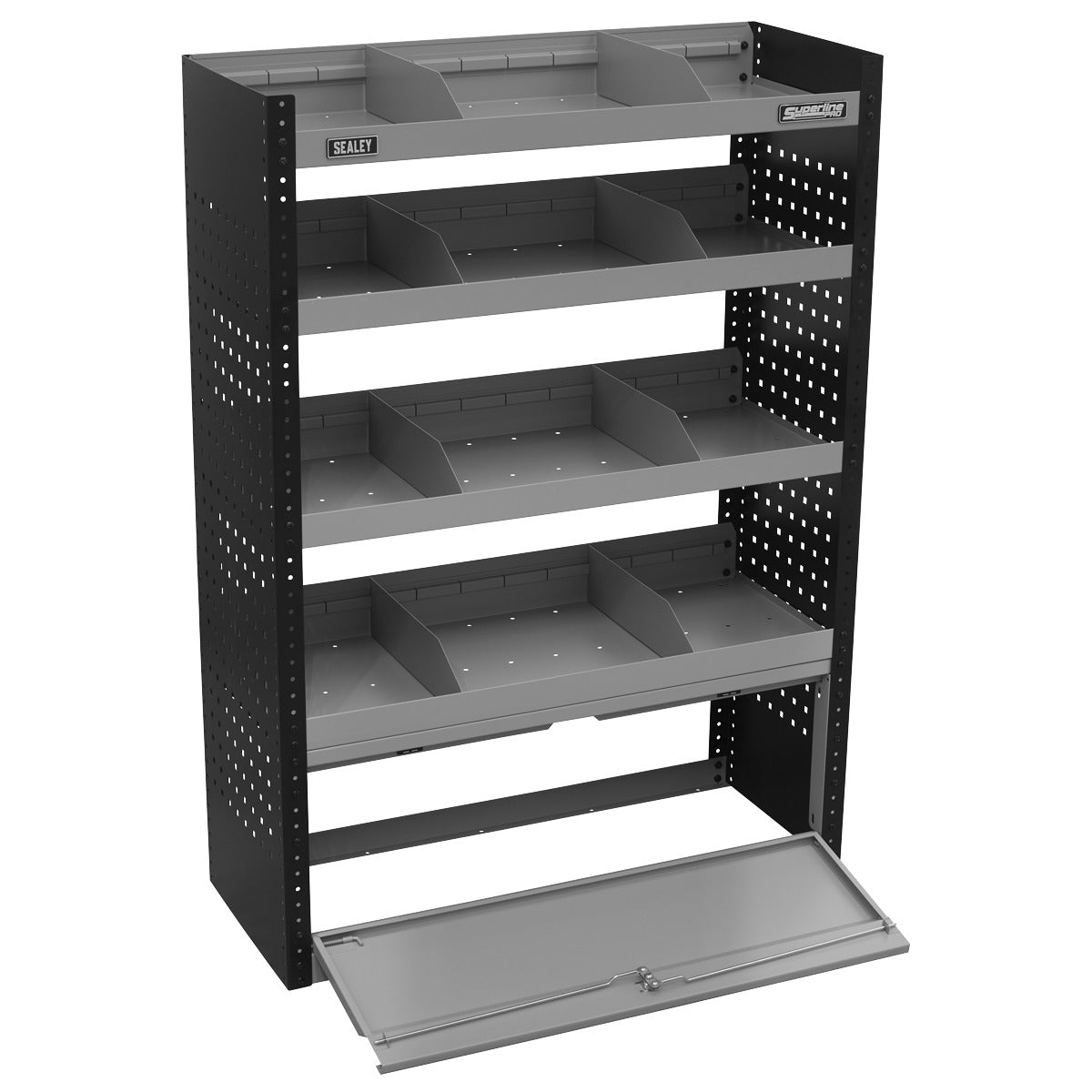 Superline PRO Modular Flat Shelf Van Storage System APMSVCOMBO1