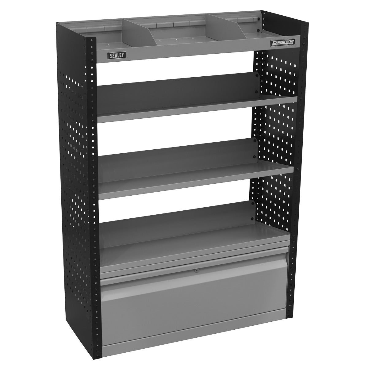 Superline PRO Modular Slanted Shelf Van Storage System APMSVCOMBO2
