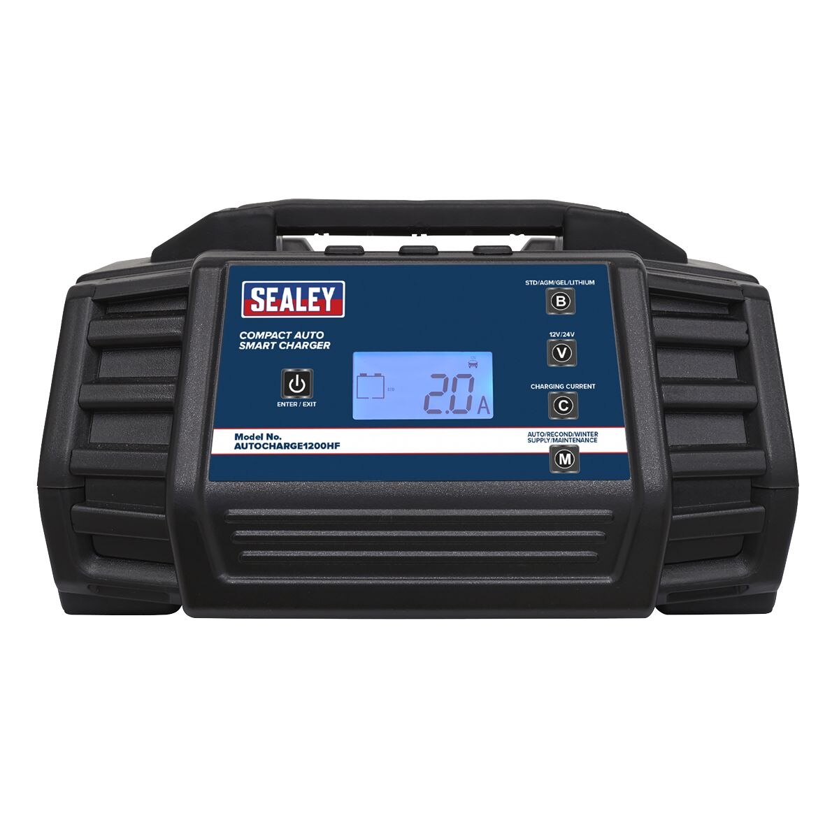 Sealey 12/24V Compact Auto Smart Charger & Maintainer 12A - Image 3