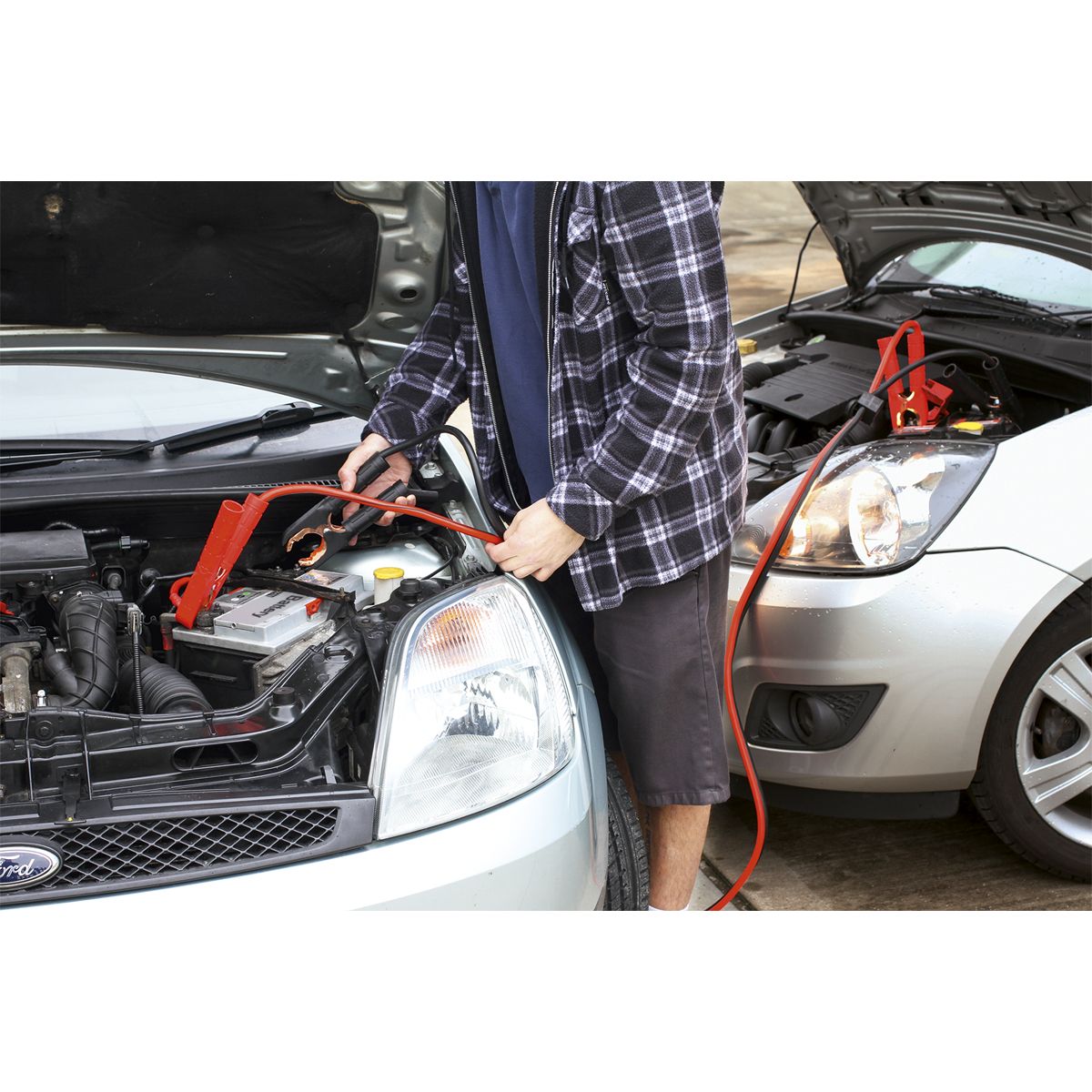 Sealey Booster Cables with Electronics Protection 25mm_ x 3.5m 600A - Image 3