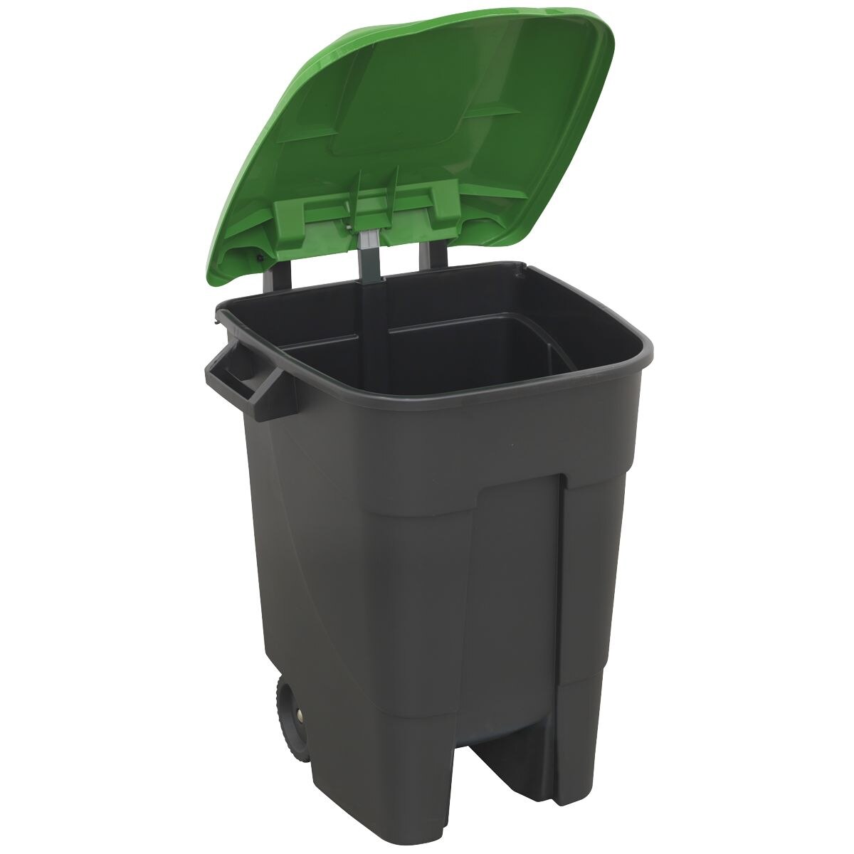Sealey Refuse/Wheelie Bin 100L - Green - Image 2