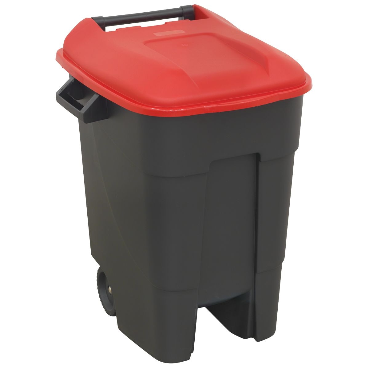 Sealey Refuse/Wheelie Bin 100L - Red - Image 1