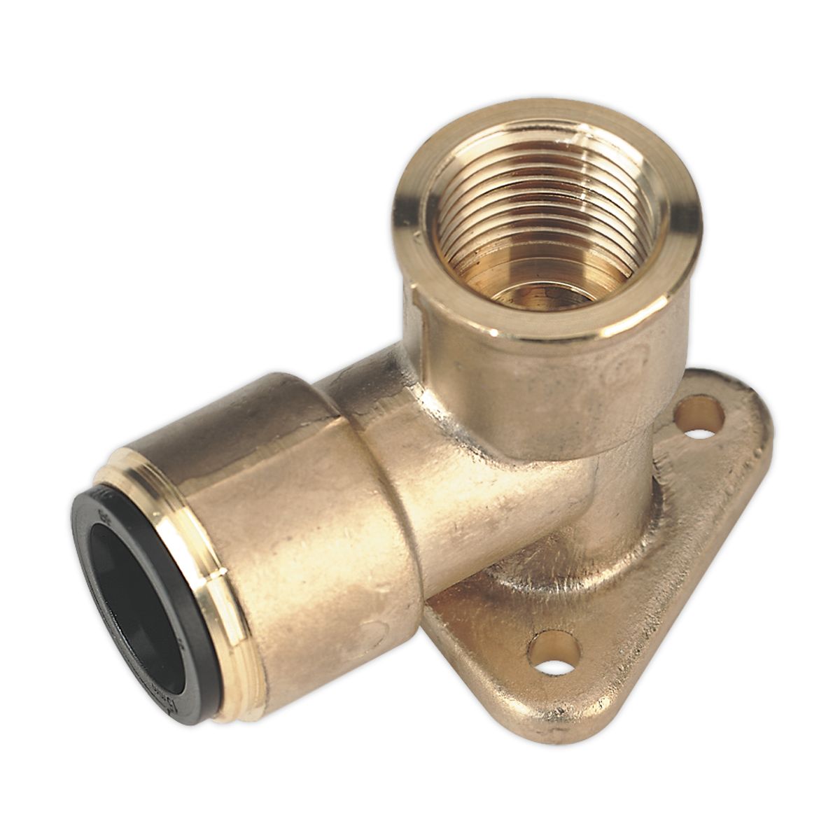 Sealey Speedfit Brass Wingback Elbow 22mm x 3/4"BSP - Image 1