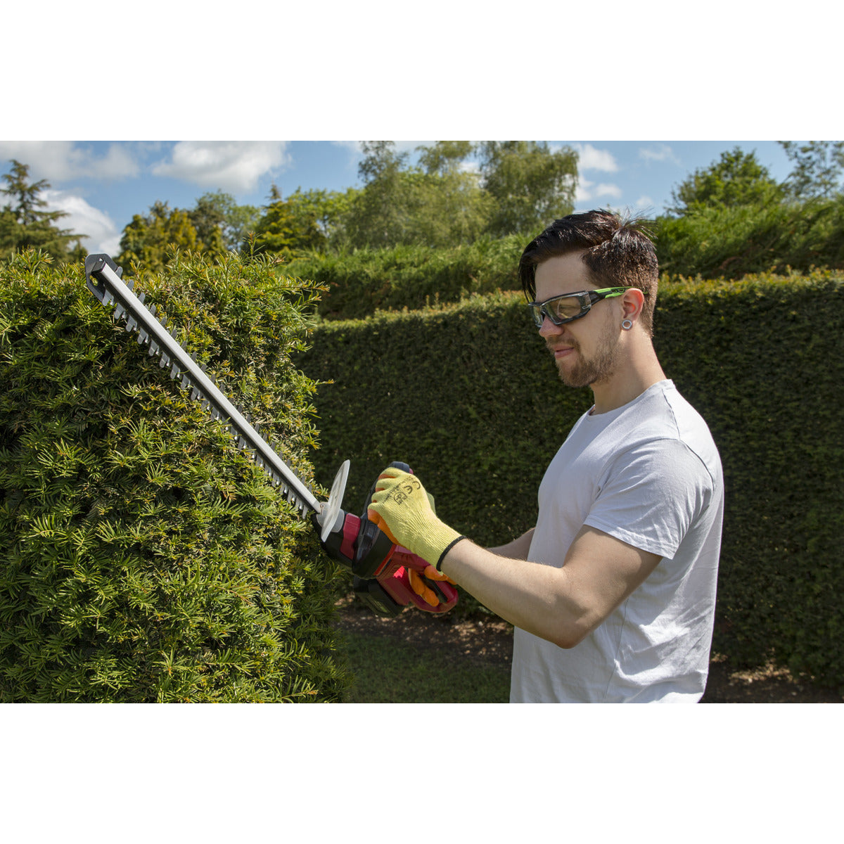Sealey SV20 Series 52cm Cordless Hedge Trimmer 20V 2Ah with Battery & Charger CHT20VCOMBO2