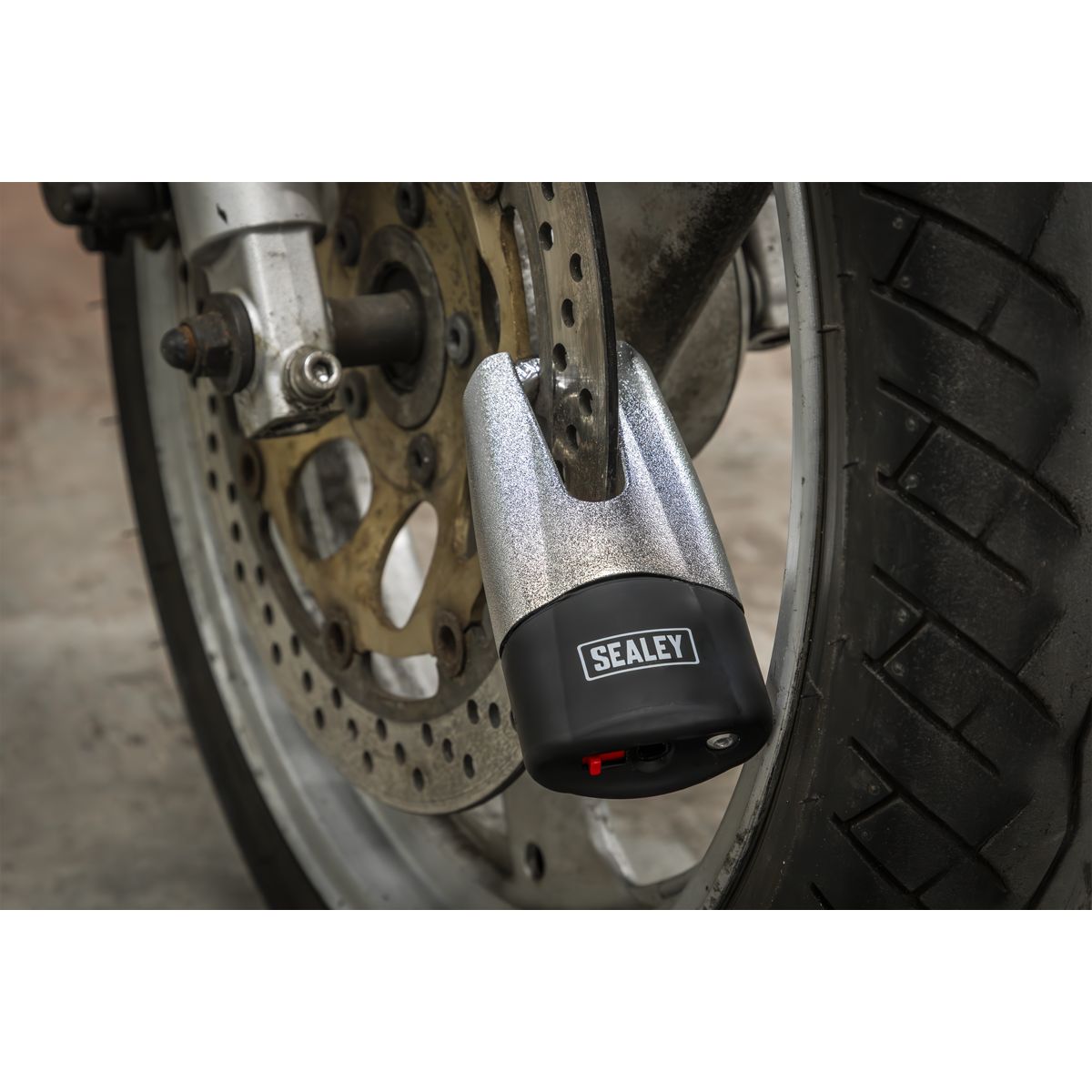 Sealey Motorcycle Chain & Disc Lock 10.5 x 10.5 x 1500mm 4* ART Approved - Image 5