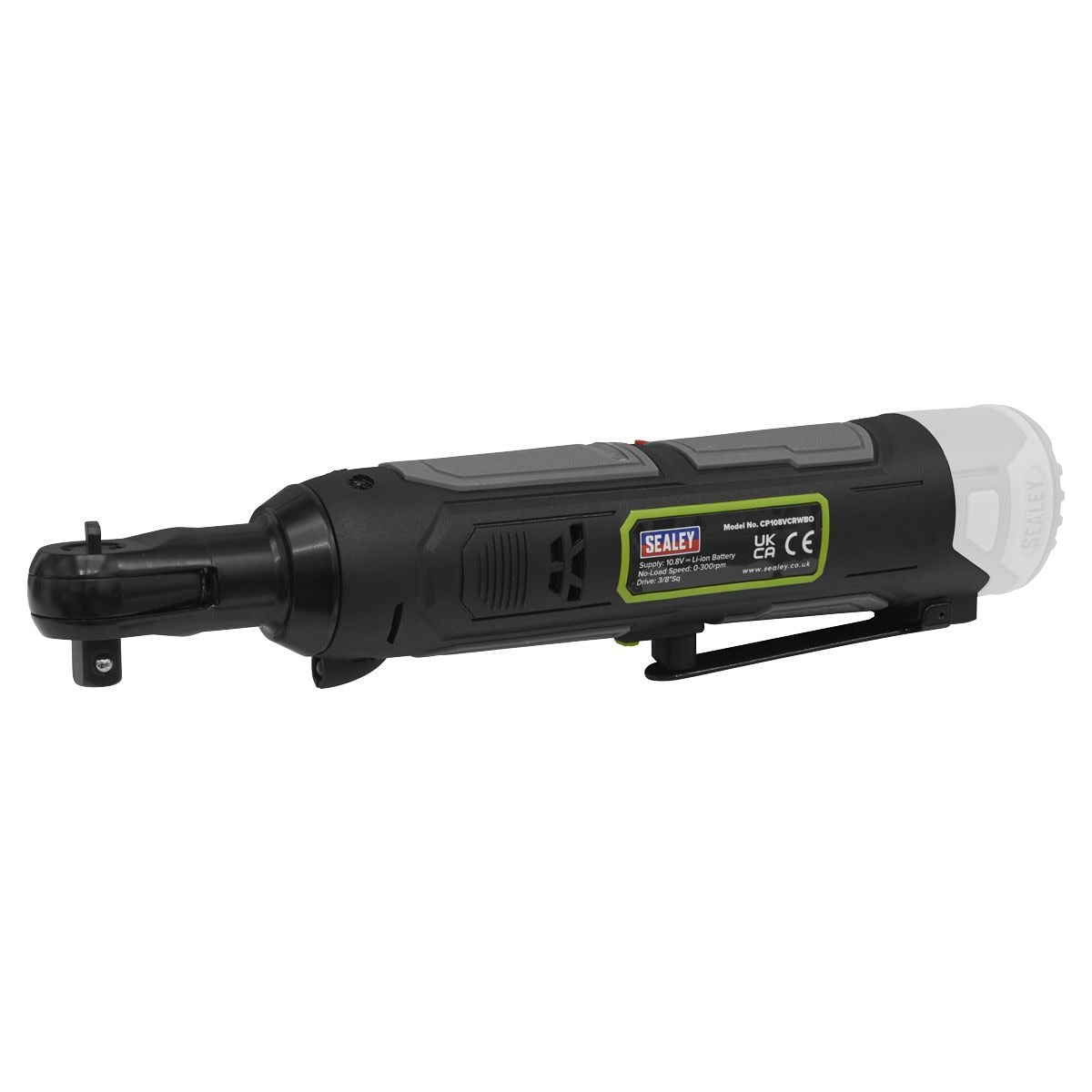 Sealey SV10.8 Series 3/8"Sq Drive Cordless Ratchet Wrench 10.8V - Body Only - Image 1