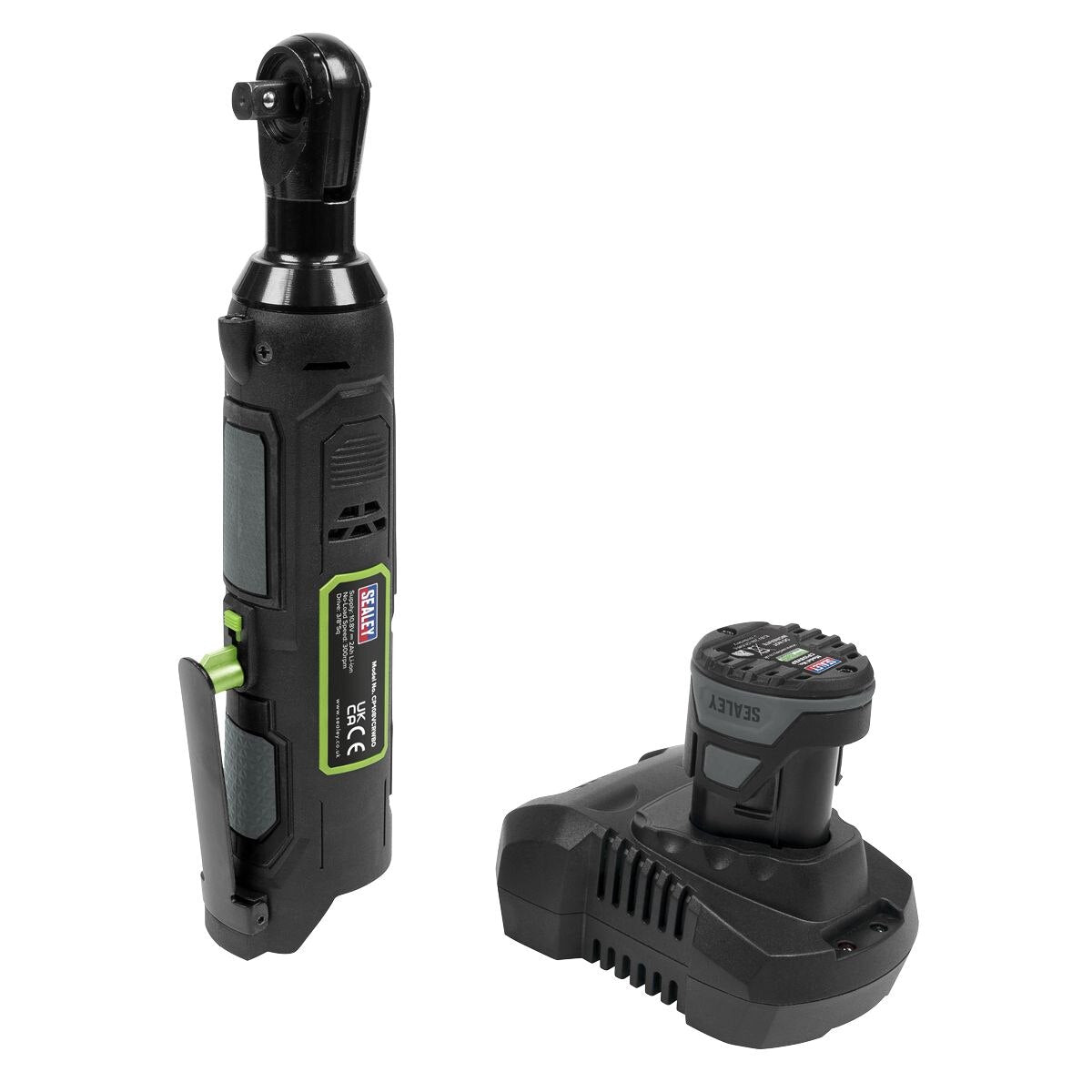 Sealey SV10.8 Series 3/8"Sq Drive Cordless Ratchet Wrench 10.8V - Body Only - Image 8