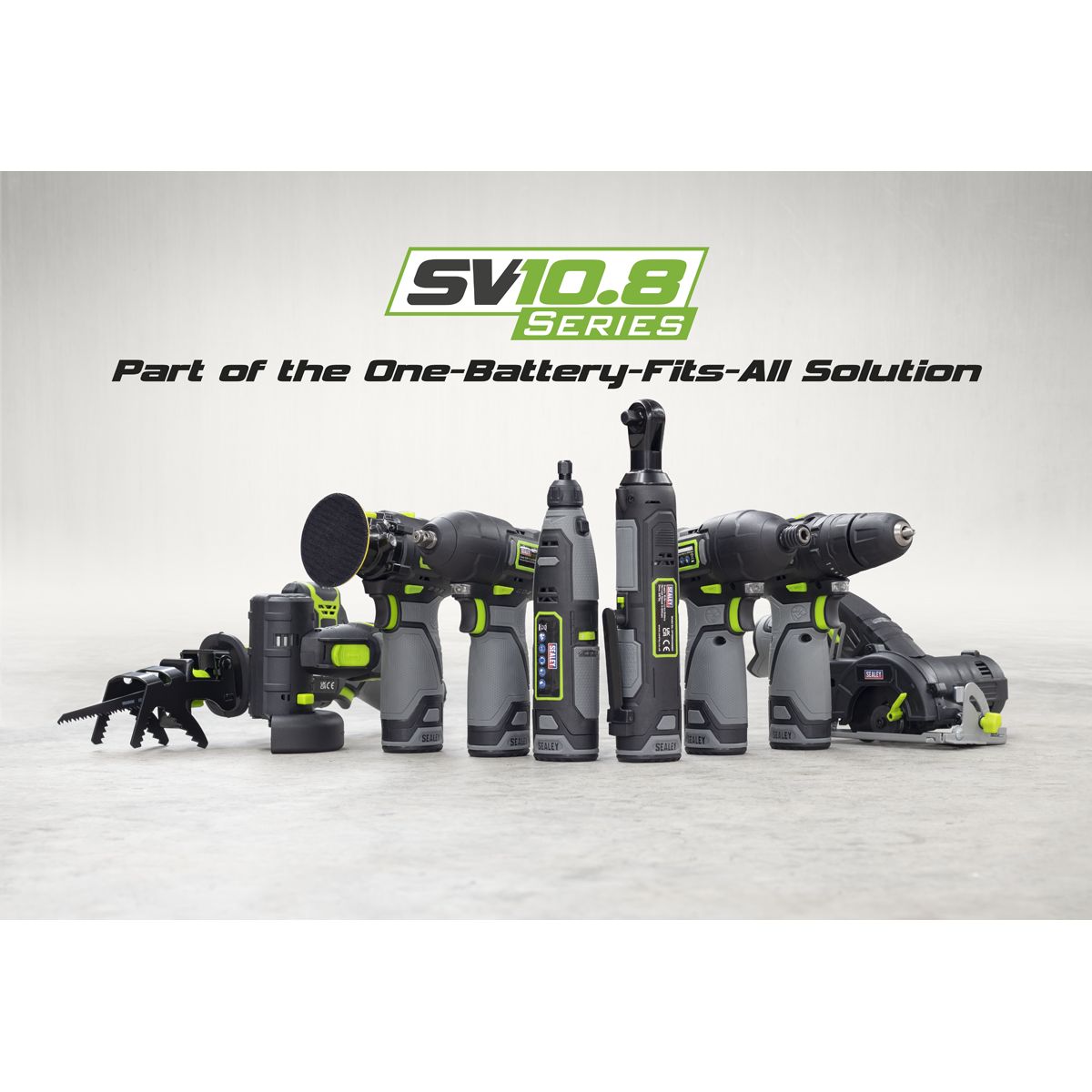 Sealey SV10.8 Series 150mm Cordless Dual Action Sander/Polisher Kit 10.8V 2Ah - Image 5