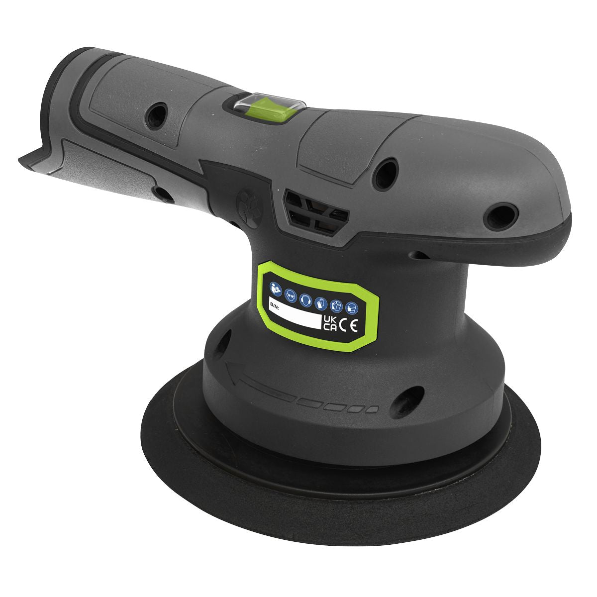 Sealey SV10.8 Series 150mm Cordless Dual Action Sander/Polisher Kit 10.8V 2Ah - Image 7