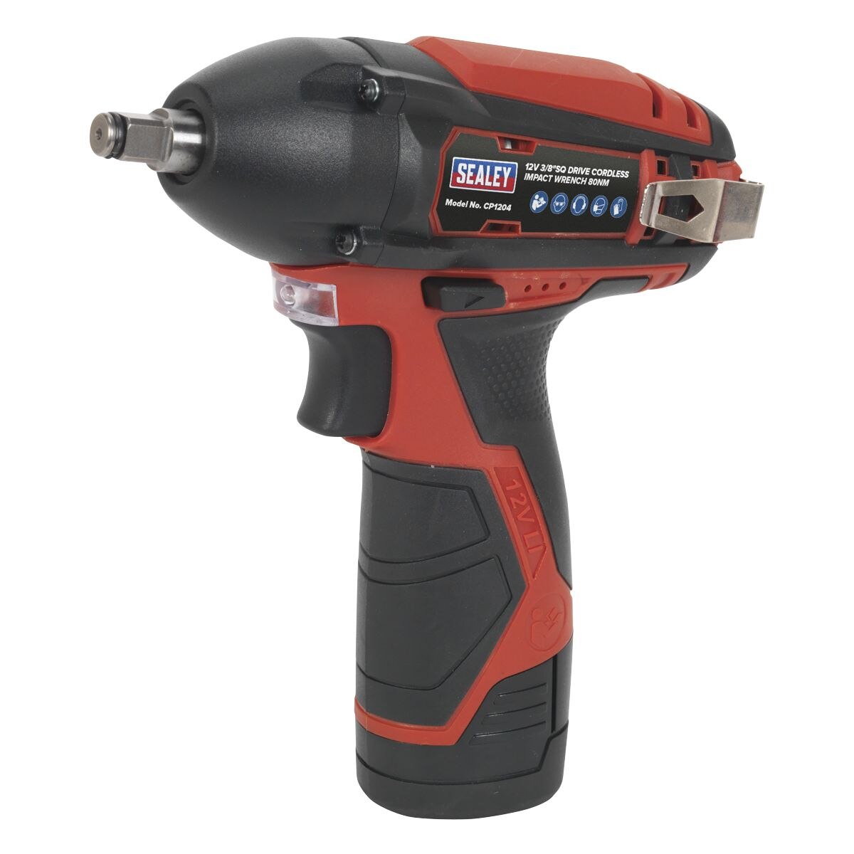 Sealey SV12 Series 3/8"Sq Drive Cordless Impact Wrench 12V - Body Only - Image 5