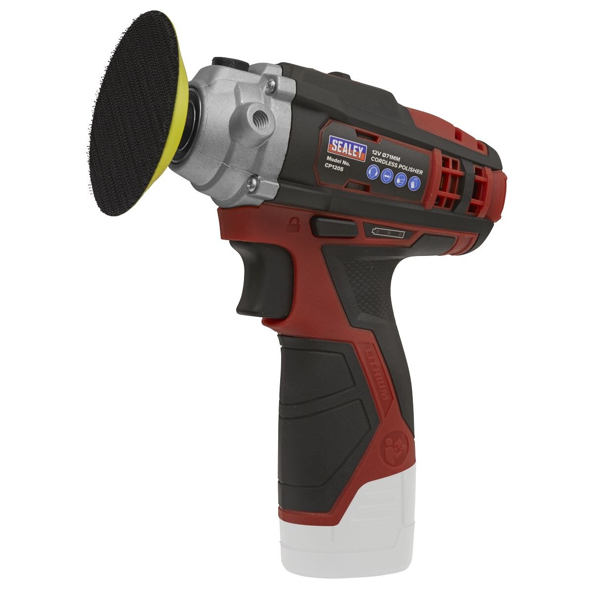 Sealey SV12 Series 71mm Cordless Polisher 12V - Body Only - Image 10