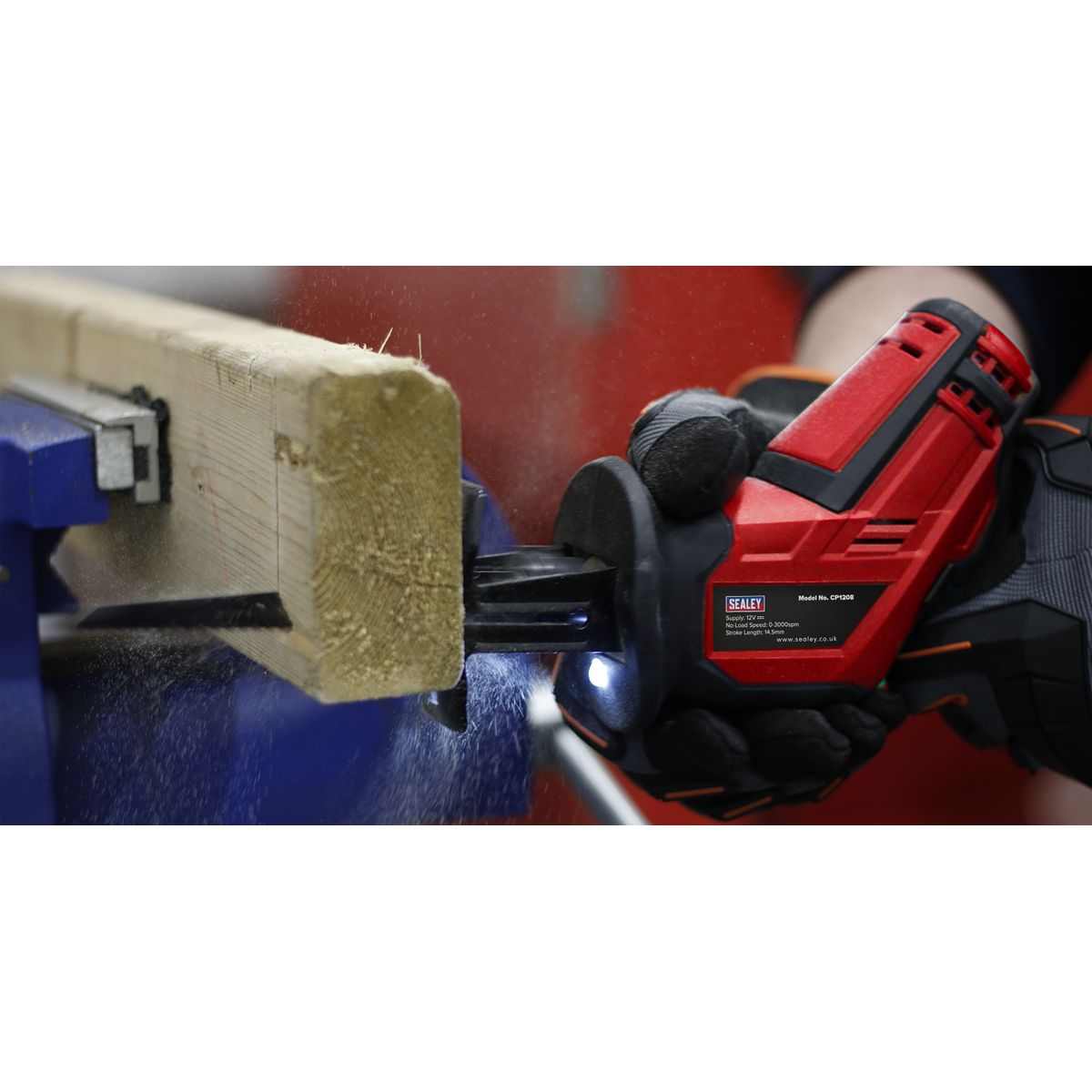 Sealey SV12 Series Cordless Reciprocating Saw 12V - Body Only - Image 6