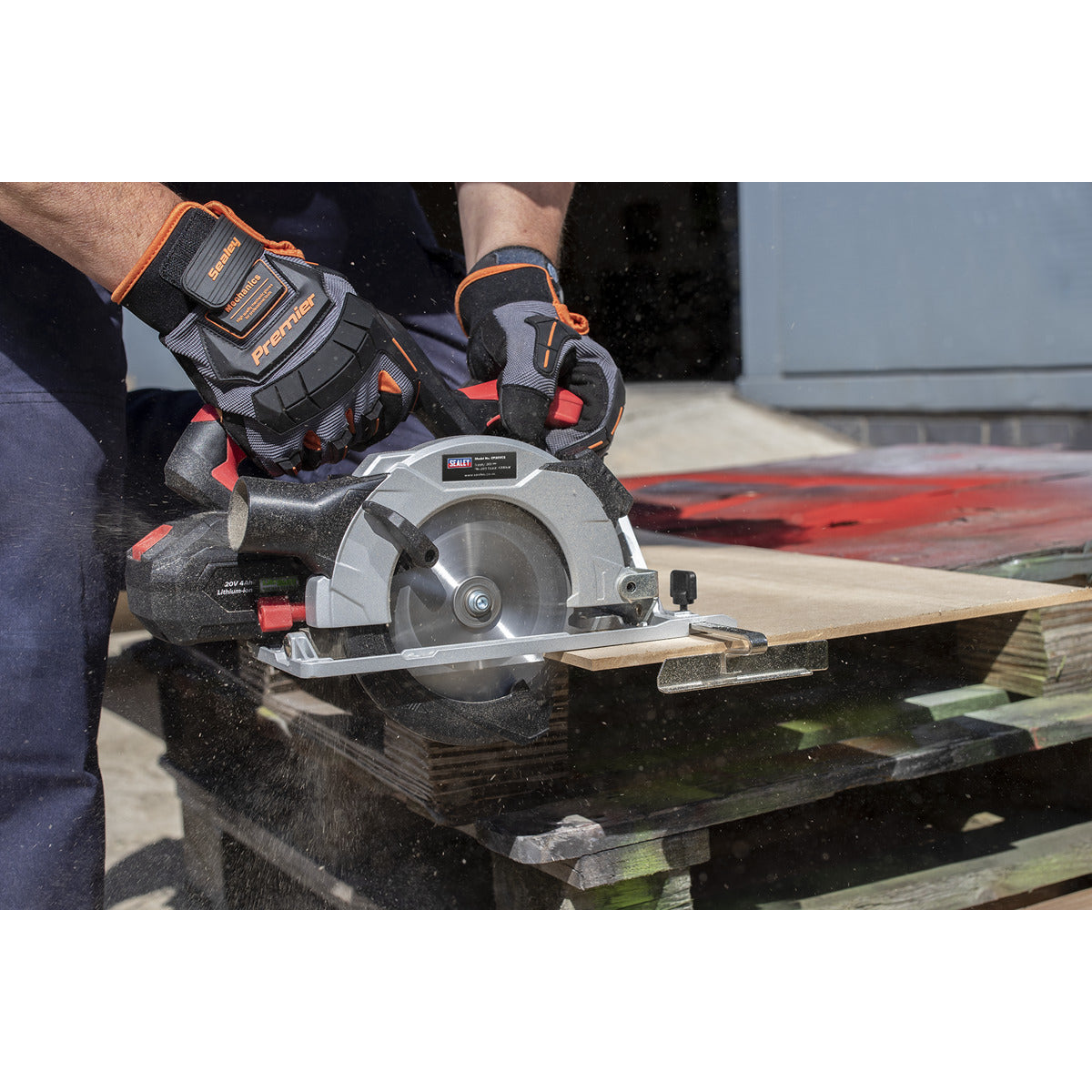 Sealey SV20 Series 150mm Cordless Circular Saw Kit 20V 2Ah CP20VCSKIT1