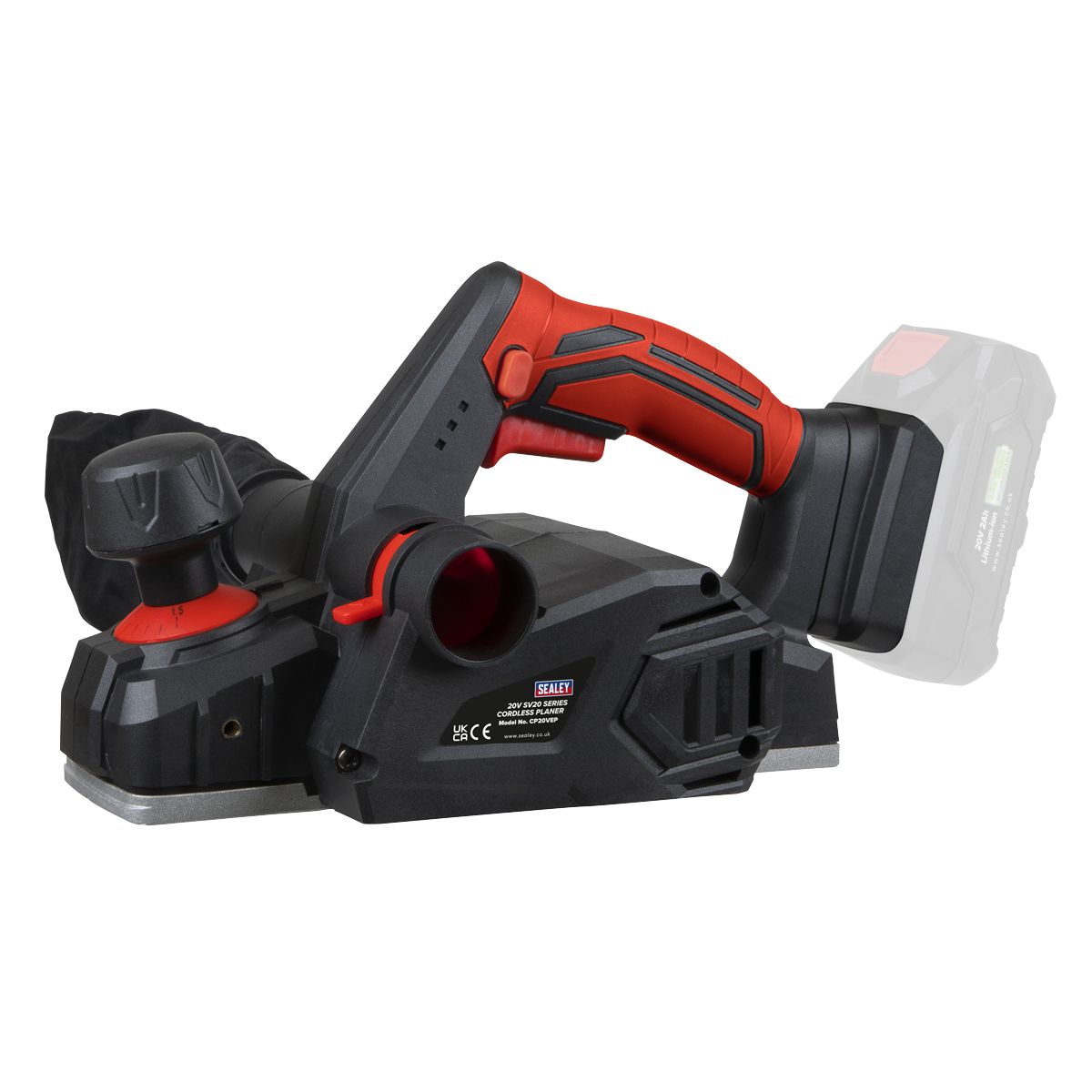 Sealey SV20 Series 82mm Cordless Planer 20V - Body Only - Image 1