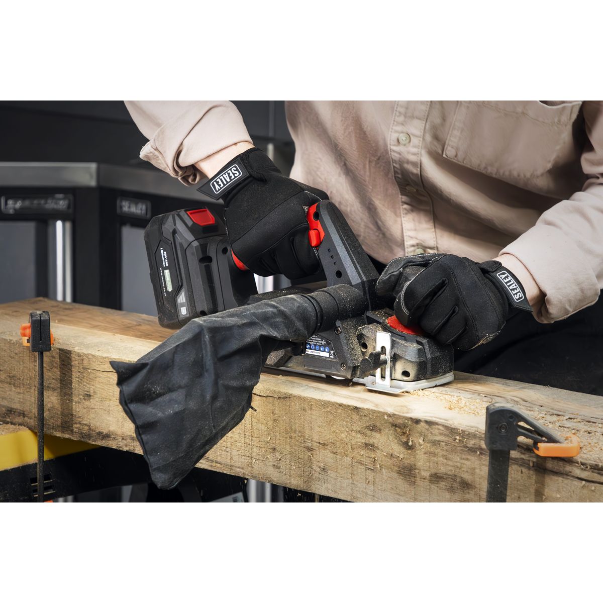Sealey SV20 Series 82mm Cordless Planer 20V - Body Only - Image 4