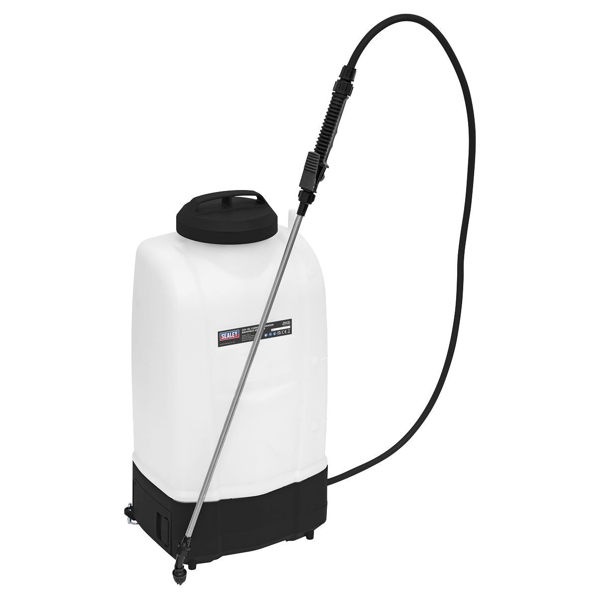 Sealey SV20 Series 15L Cordless Garden Backpack Sprayer Kit 20V 2Ah - Image 4