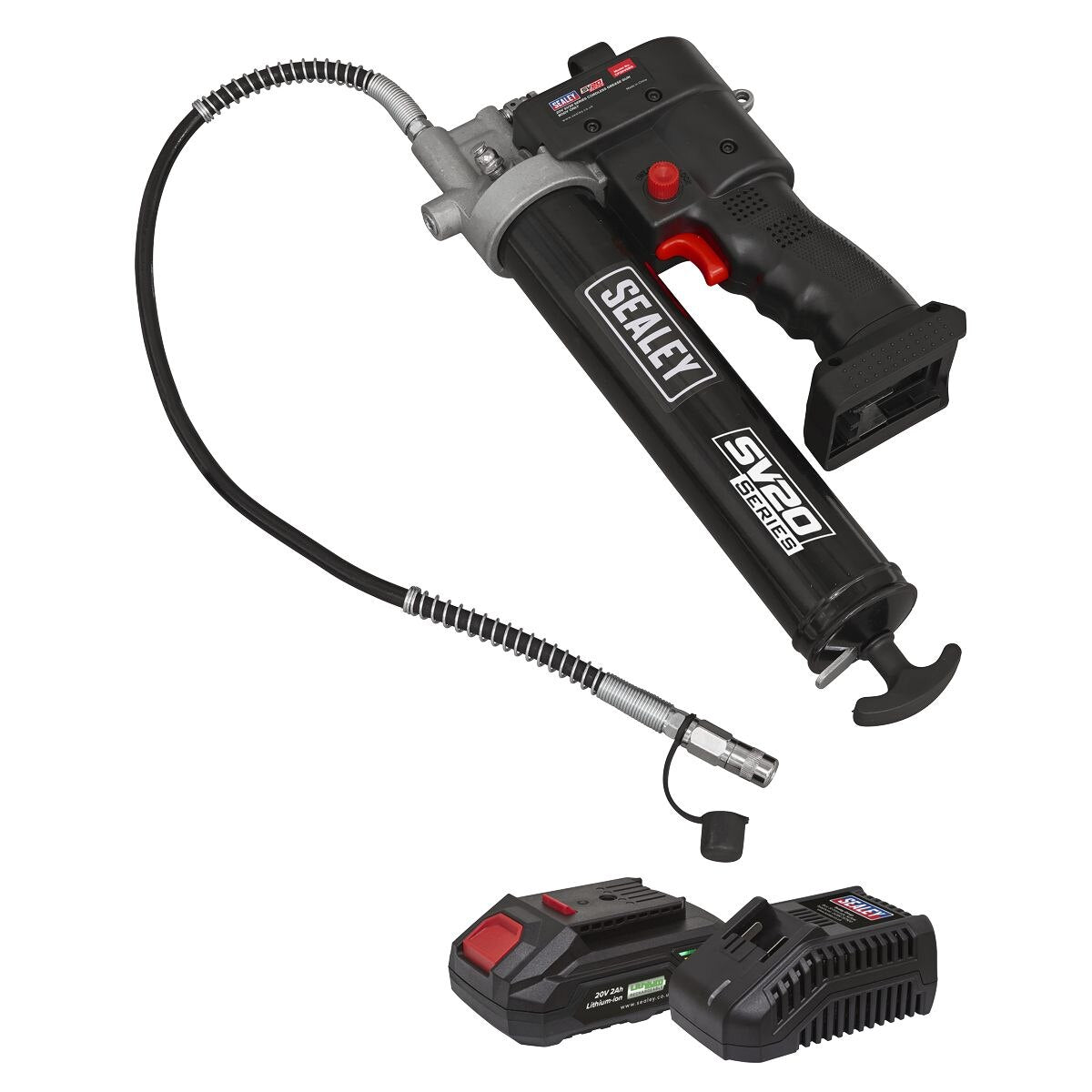 Sealey SV20 Series Grease Gun Kit 20V 2Ah - Image 8