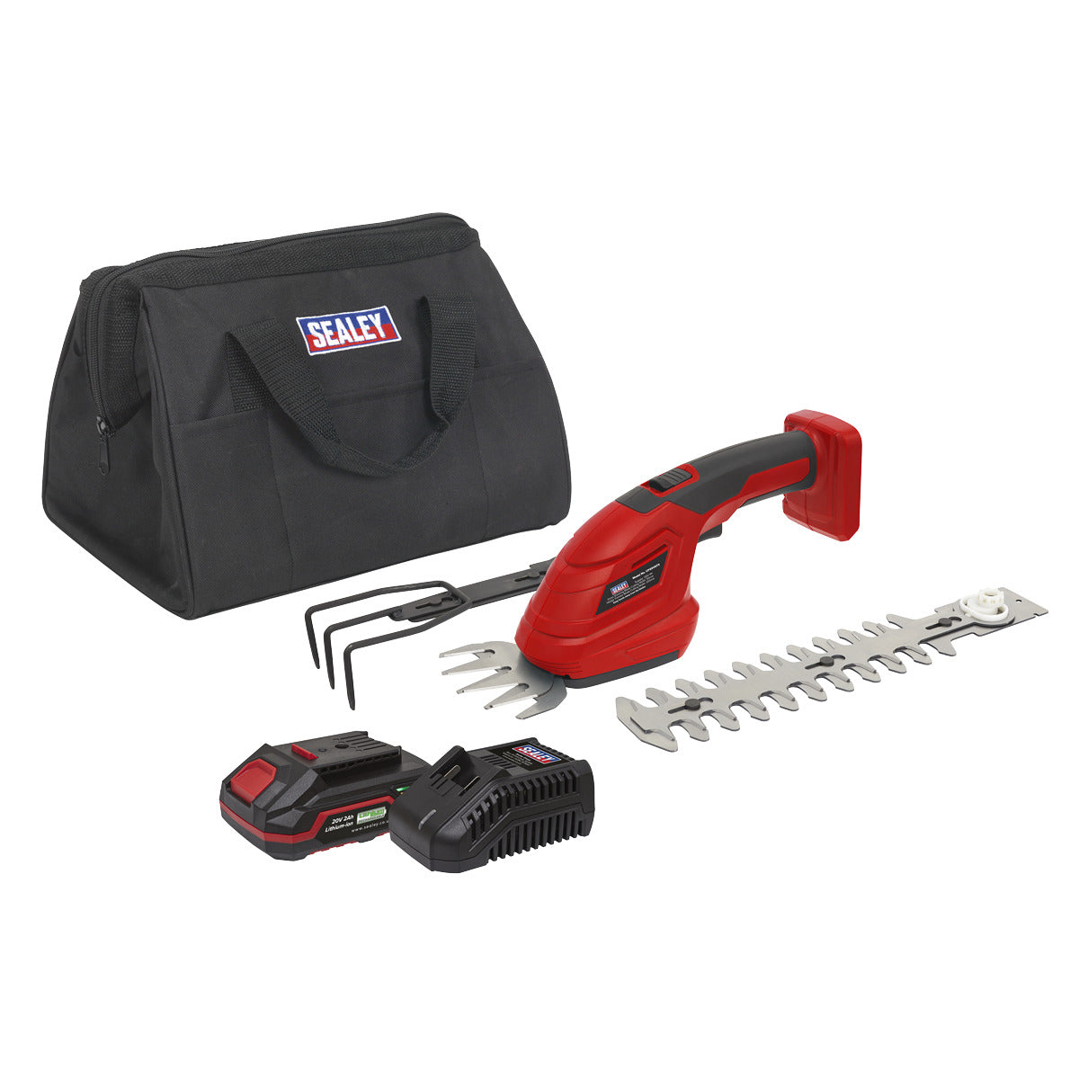 Sealey SV20 Series 3-in-1 Cordless Garden Tool Kit 20V 2Ah CP20VGT3KIT1