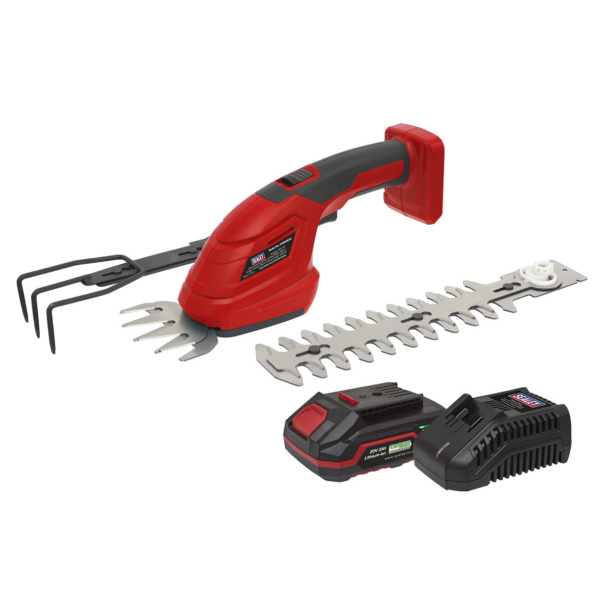 Sealey SV20 Series 3-in-1 Cordless Garden Tool Kit 20V 2Ah CP20VGT3KIT1