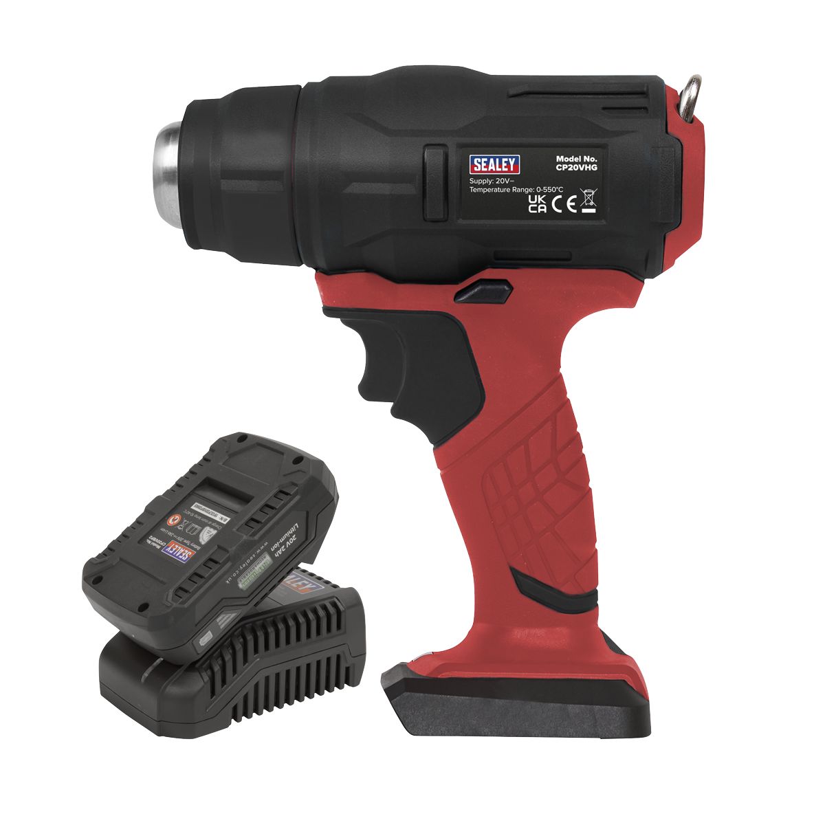 Sealey SV20 Series Cordless Heat Gun Kit 20V 2Ah - Image 3