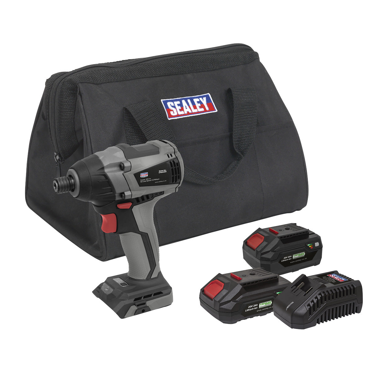 Premier SV20 Series 1/4"Hex Brushless Cordless Impact Driver Kit 20V - 2 Batteries CP20VIDXKIT