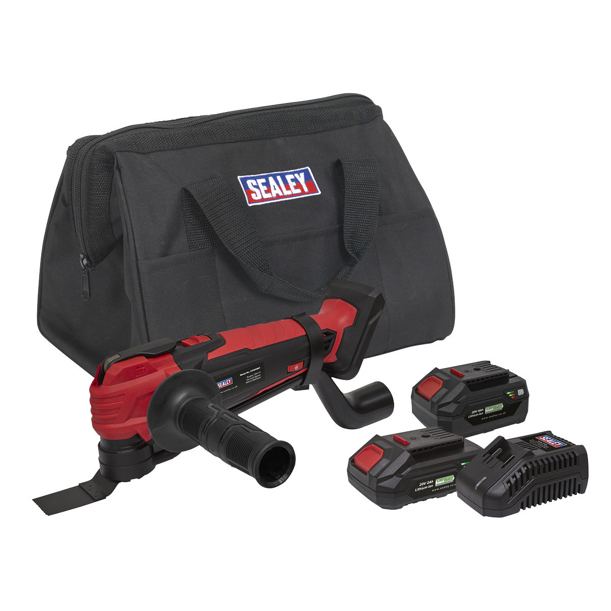 Sealey SV20 Series Cordless Oscillating Multi-Tool Kit 20V - 2 Batteries CP20VMTKIT