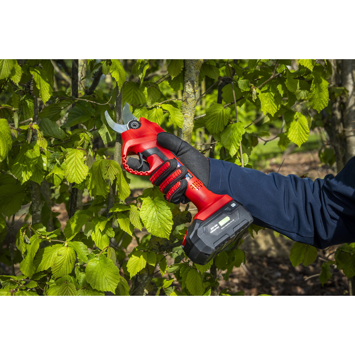 Sealey SV20 Series Brushless Cordless Pruning Shears Kit 20V 2Ah - 2 Batteries CP20VPSKIT