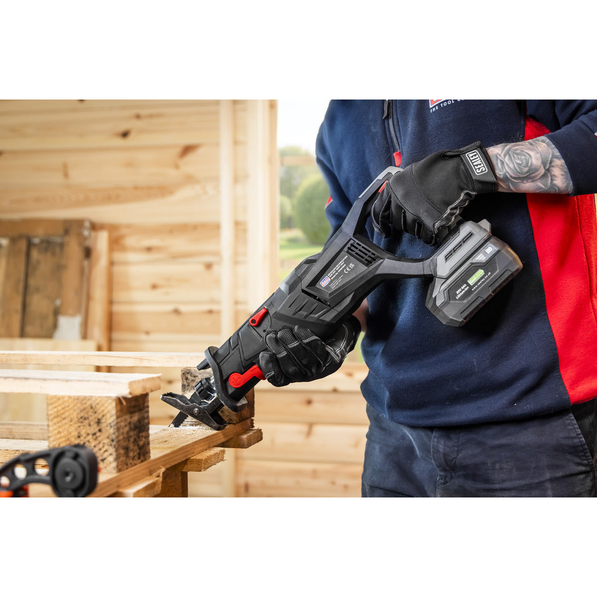 Premier SV20 Series Brushless Cordless Reciprocating Saw 20V 4Ah Kit - 2 Batteries CP20VRSXKIT
