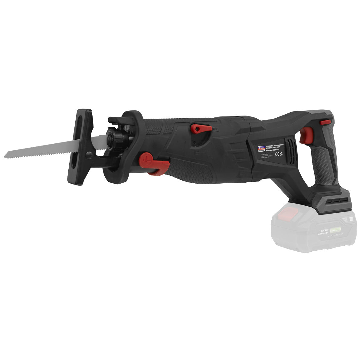 Premier SV20 Series Brushless Cordless Reciprocating Saw 20V 4Ah Kit - 2 Batteries CP20VRSXKIT
