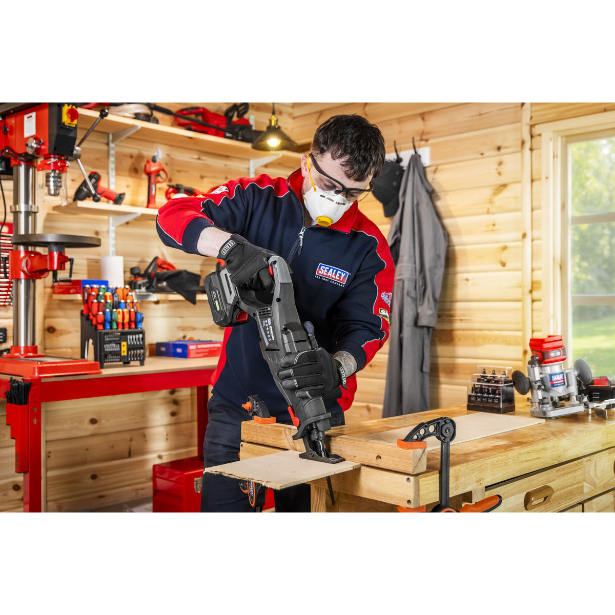 Premier SV20 Series Brushless Cordless Reciprocating Saw 20V 4Ah Kit CP20VRSXKIT1