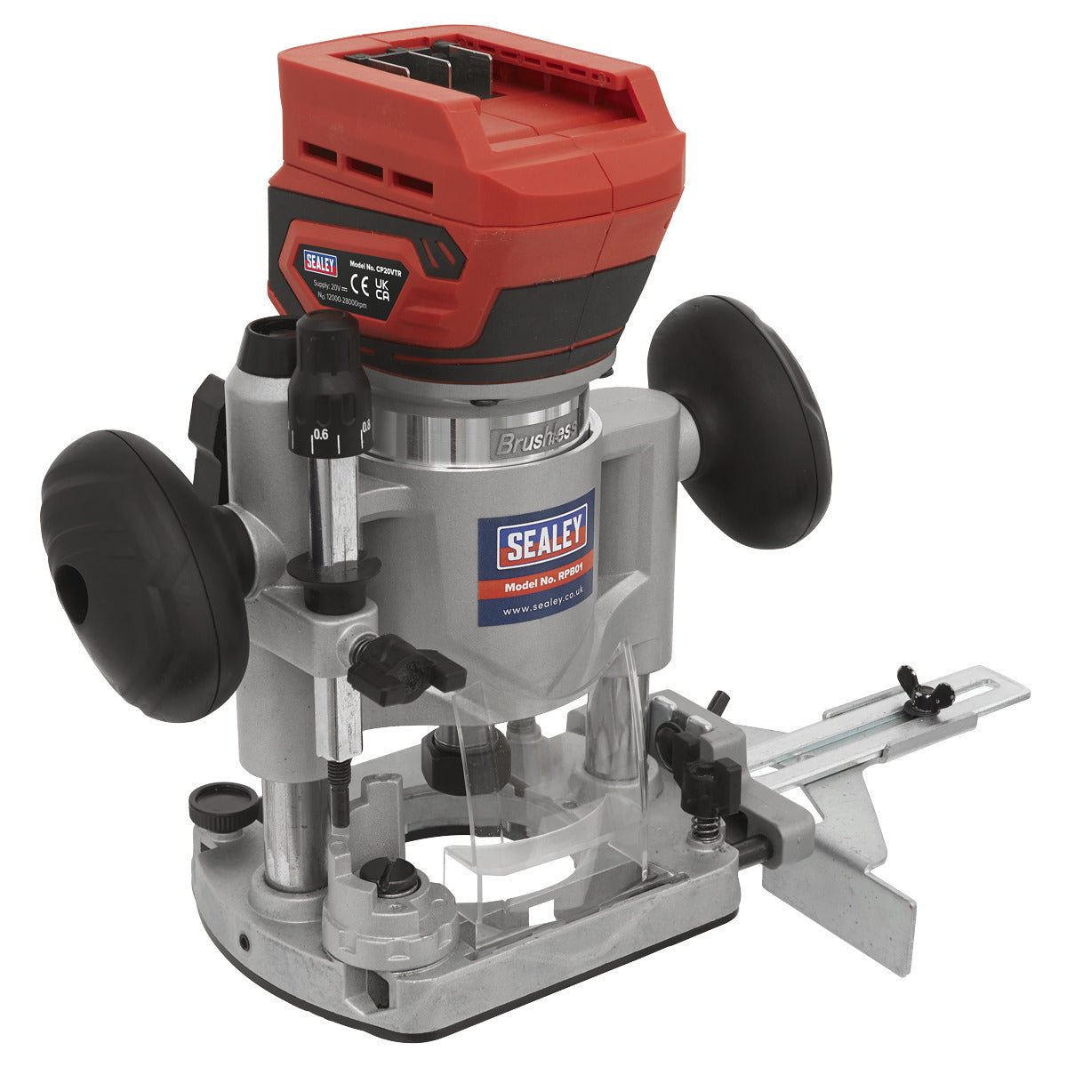 Sealey SV20 Series Cordless Trimming Router Kit 20V 4Ah CP20VTRKIT1