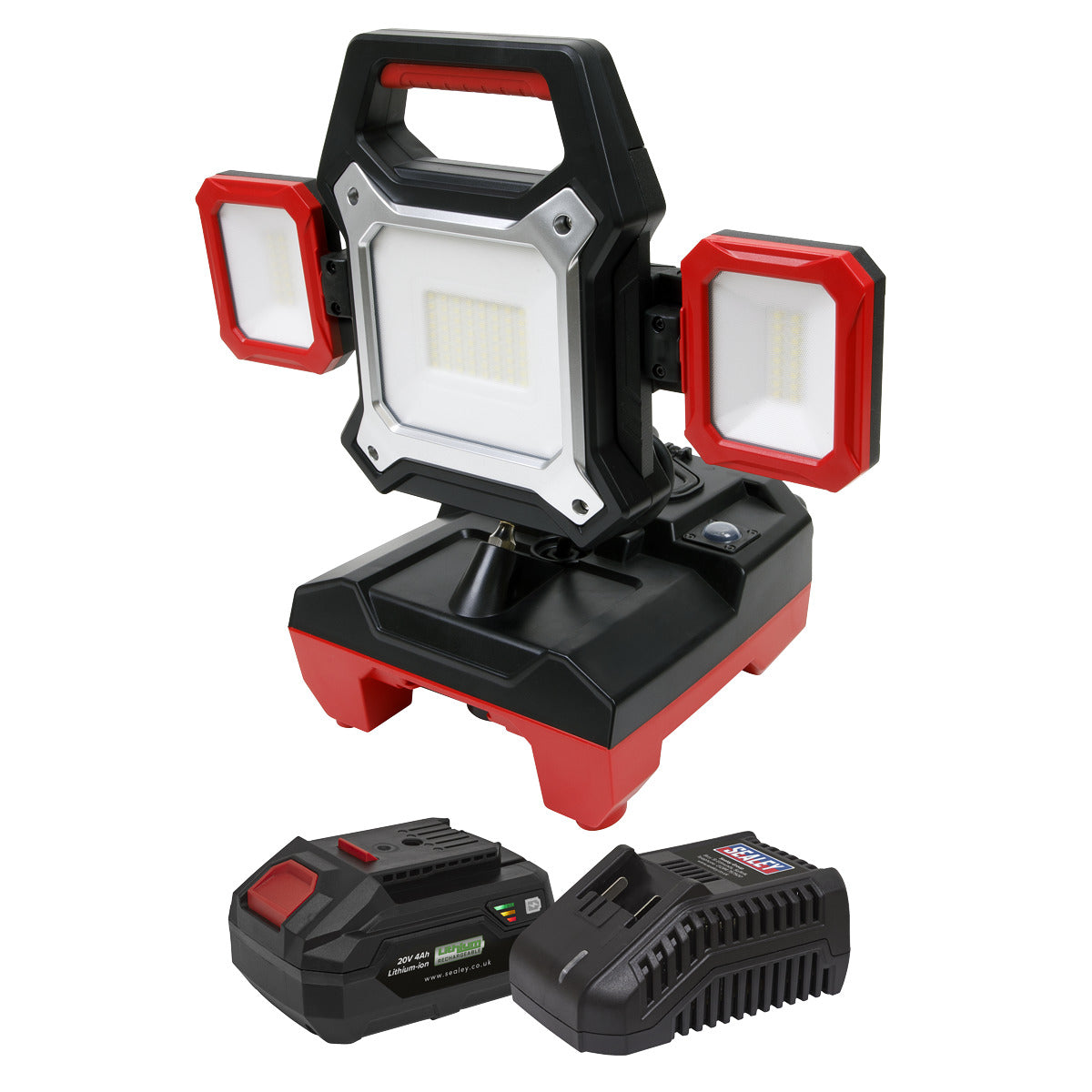 Sealey SV20 Series 2-in-1 Cordless/Corded 45W SMD LED Worklight Kit 20V 4Ah CP20VWLKIT1