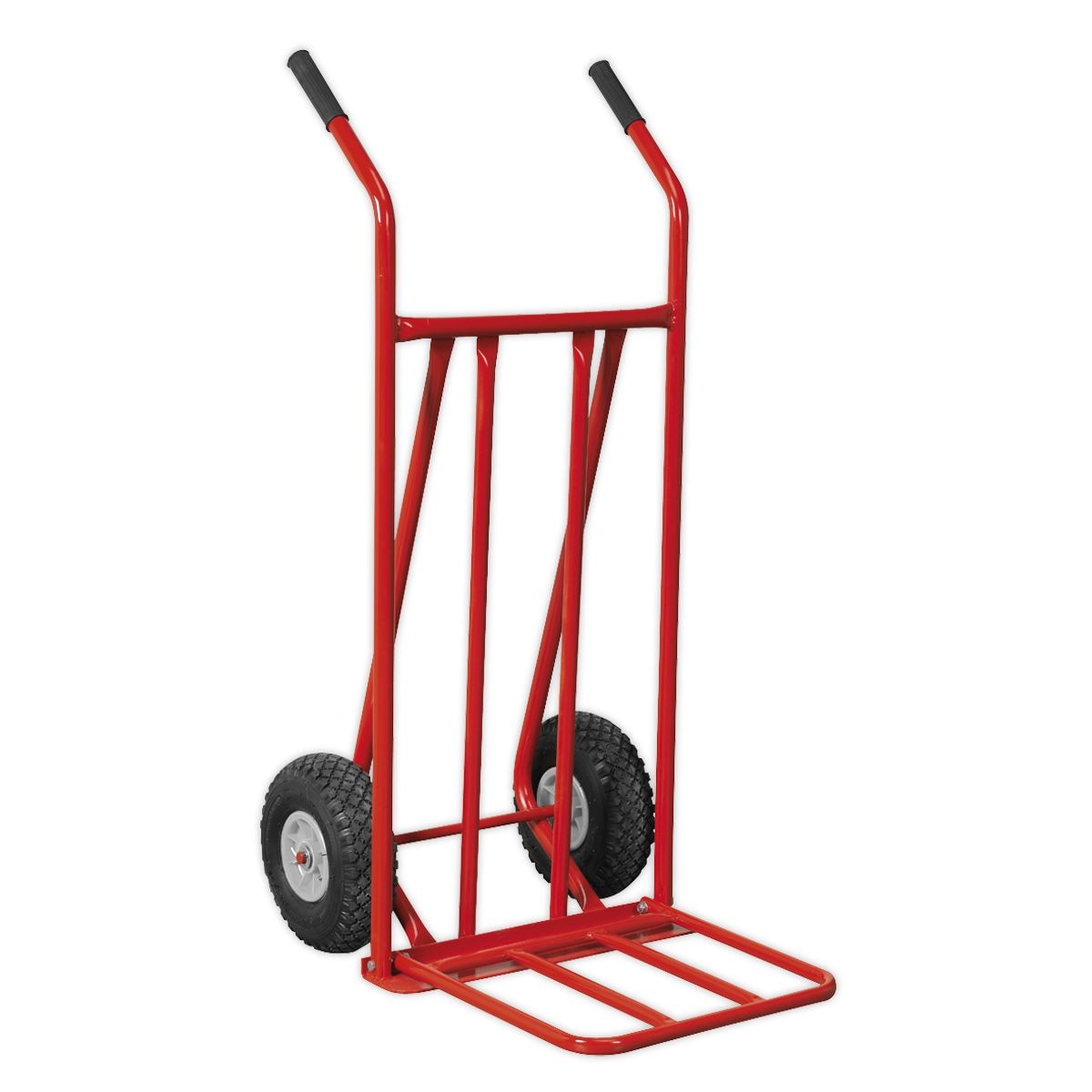 Sealey Folding Sack Truck with Pneumatic Tyres 150kg Capacity - Image 1