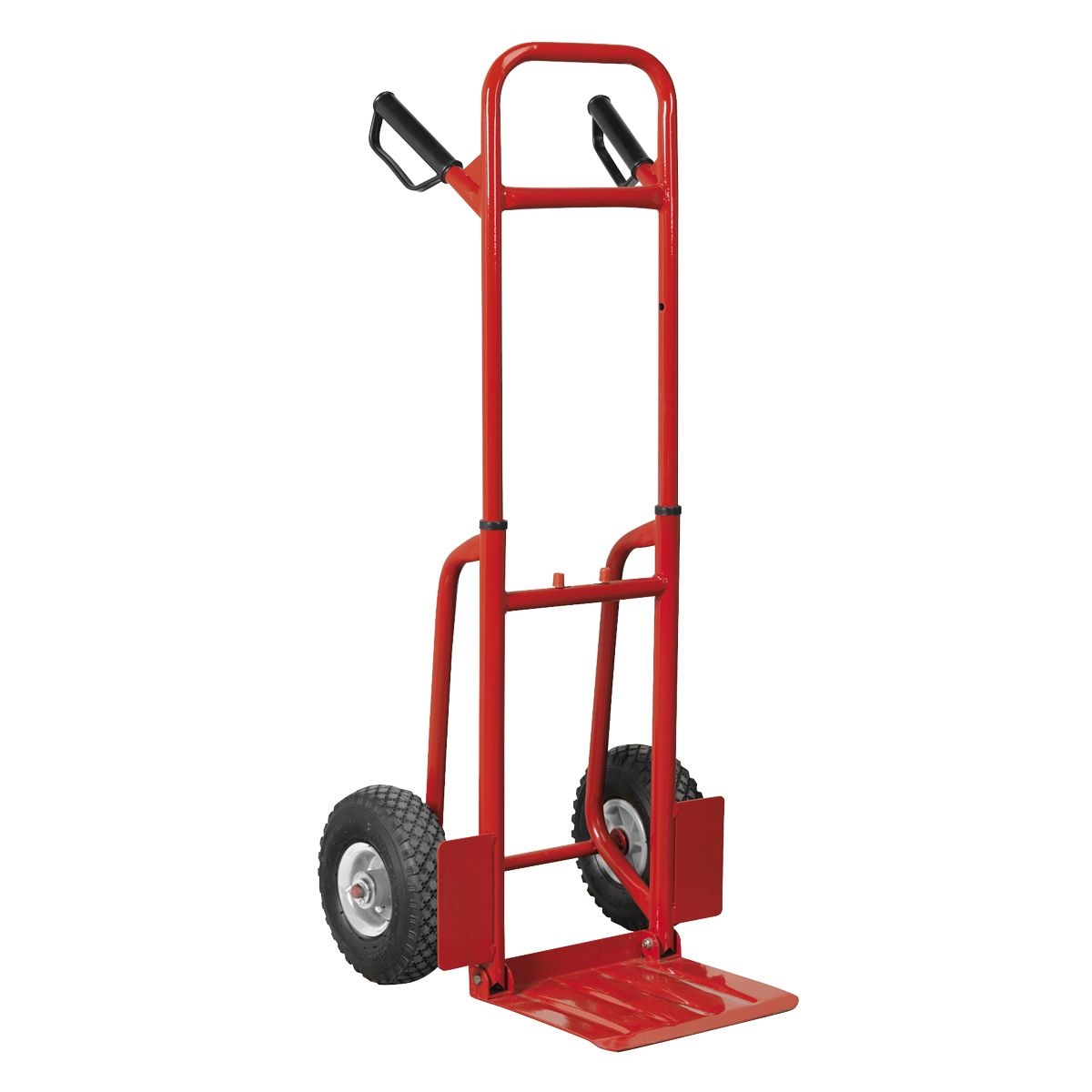 Sealey Folding Sack Truck with Pneumatic Tyres 200kg Capacity - Image 1