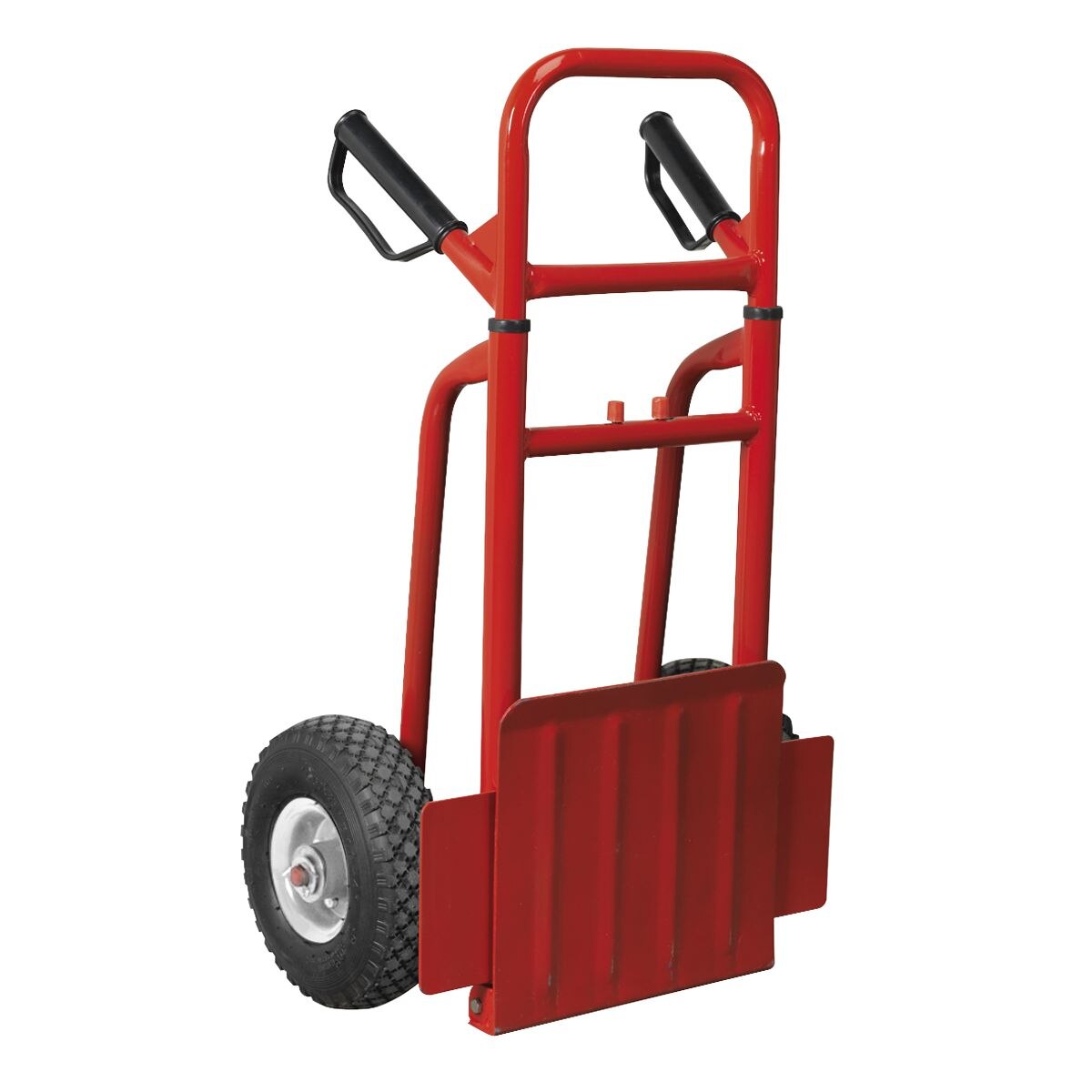 Sealey Folding Sack Truck with Pneumatic Tyres 200kg Capacity - Image 2