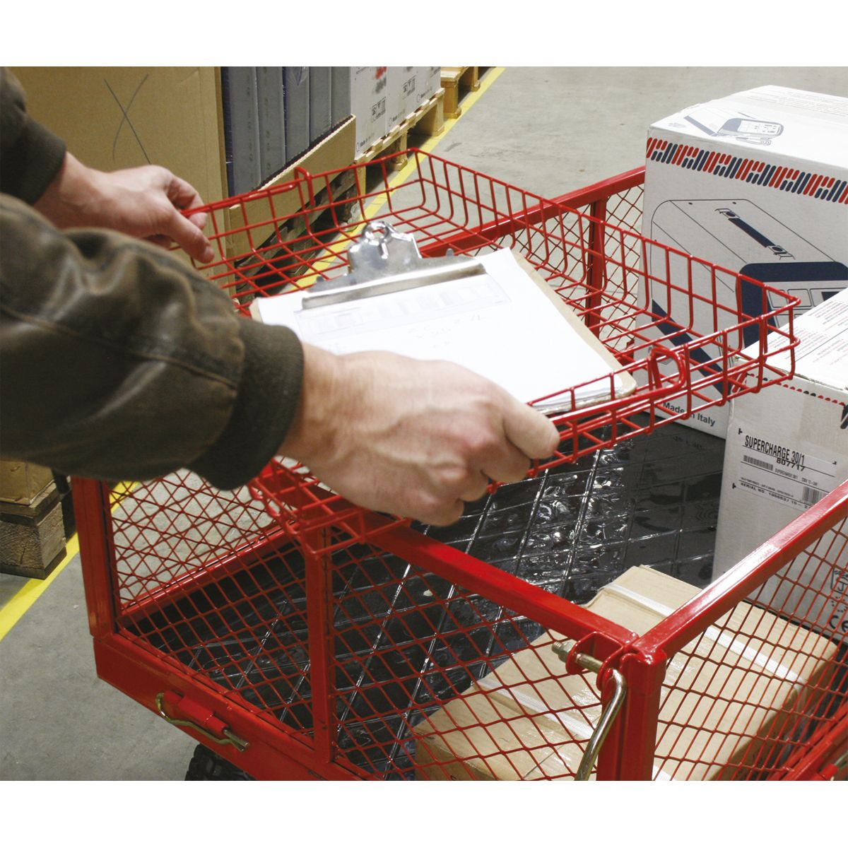 Sealey Platform Truck with Folding/Removable Sides 450kg Capacity - Image 10