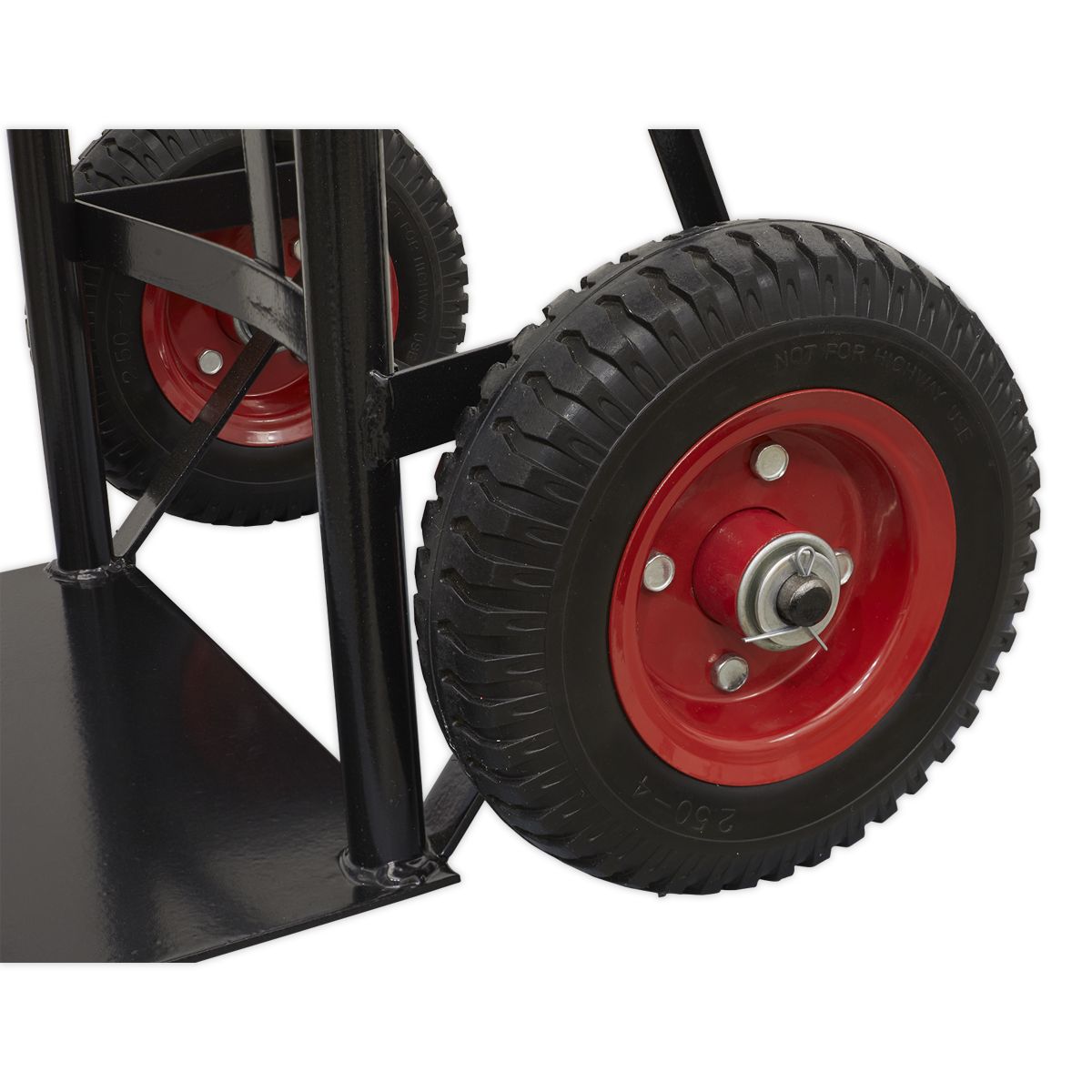 Sealey Premier Heavy-Duty Sack Truck with PU Tyres 200kg Capacity - Image 2