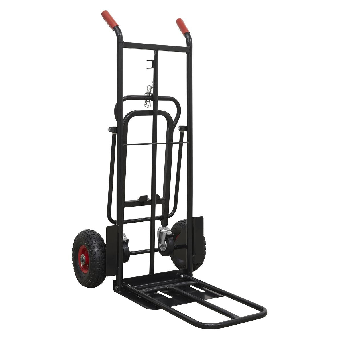 Sealey Premier Heavy-Duty 3-in-1 Sack Truck with PU Tyres 300kg Capacity - Image 2