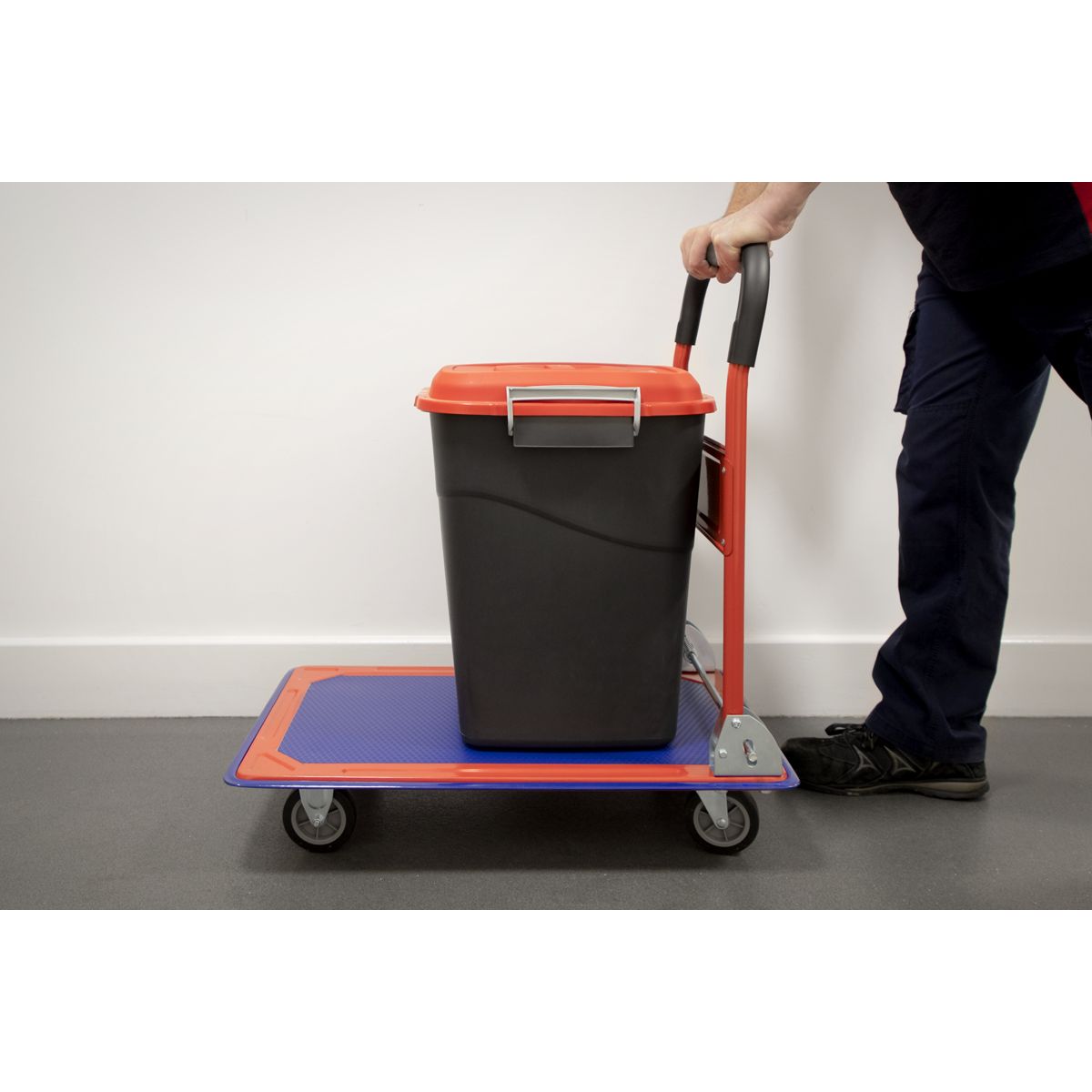 Sealey Folding Platform Truck 150kg Capacity - Image 9